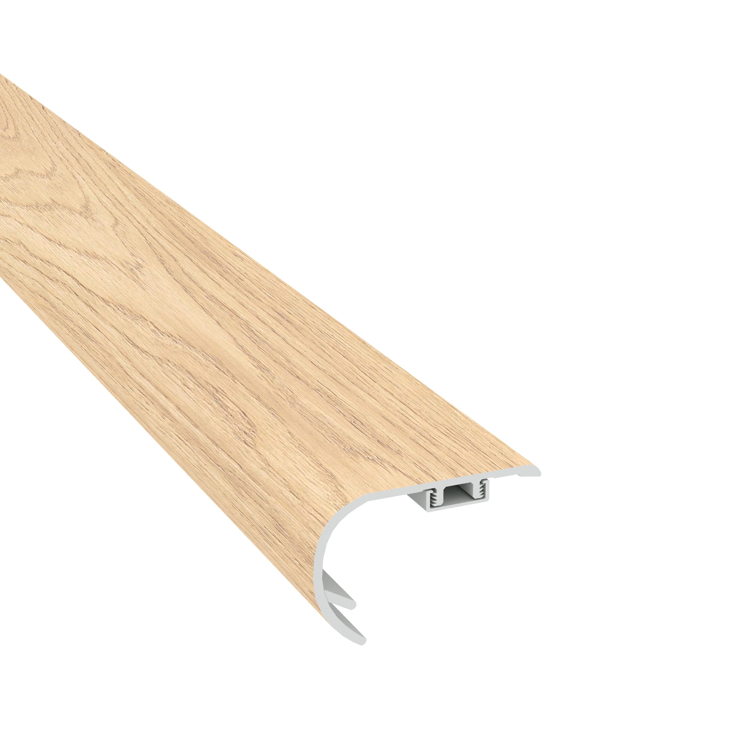 CALI 7703000315 Aqua Tough Natural Southern Salt 1.57-in T x 2.17-in W x 72.83-in L PVC Bullnose
