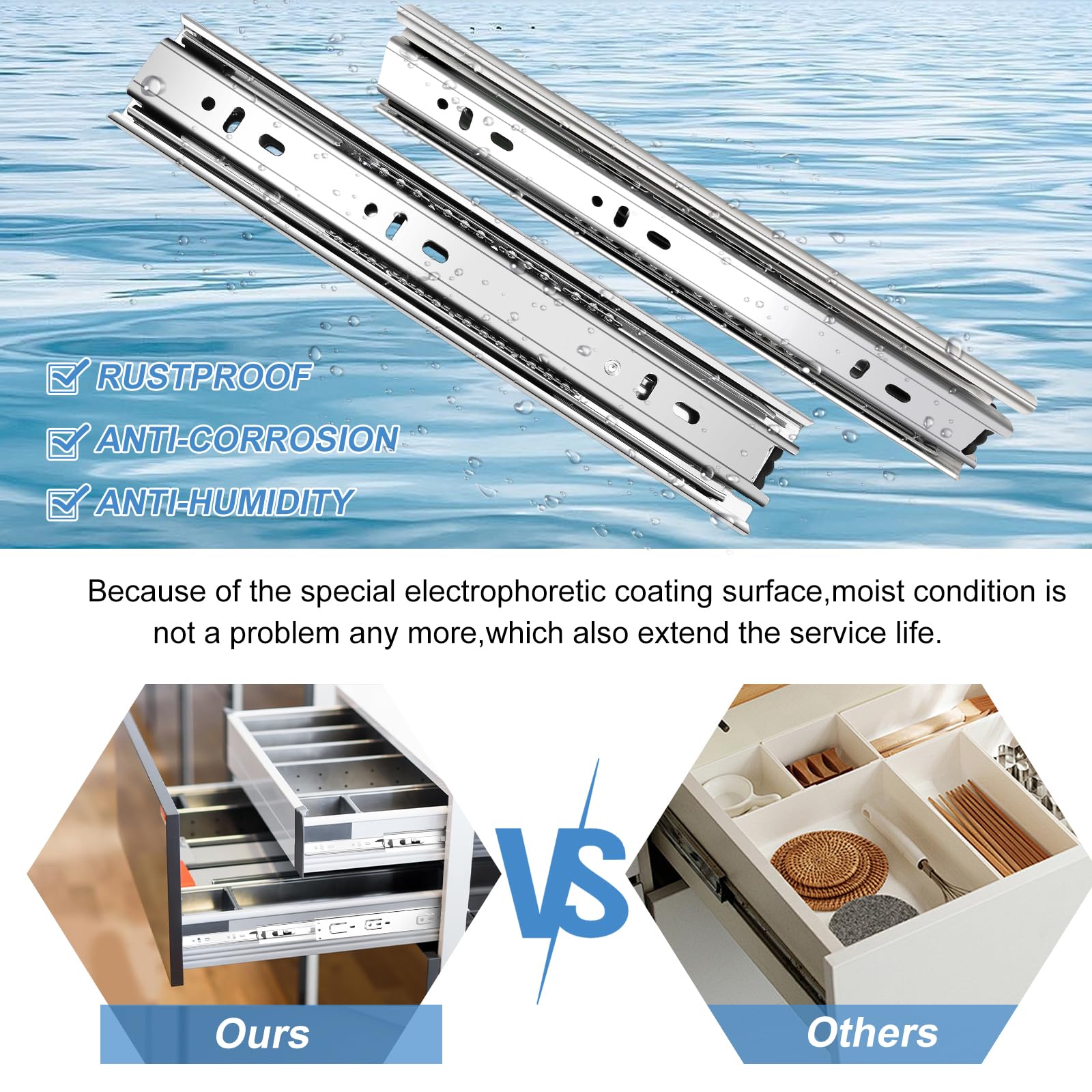 SenQWFa LDC0813Q455 Drawer-Slides - View #8