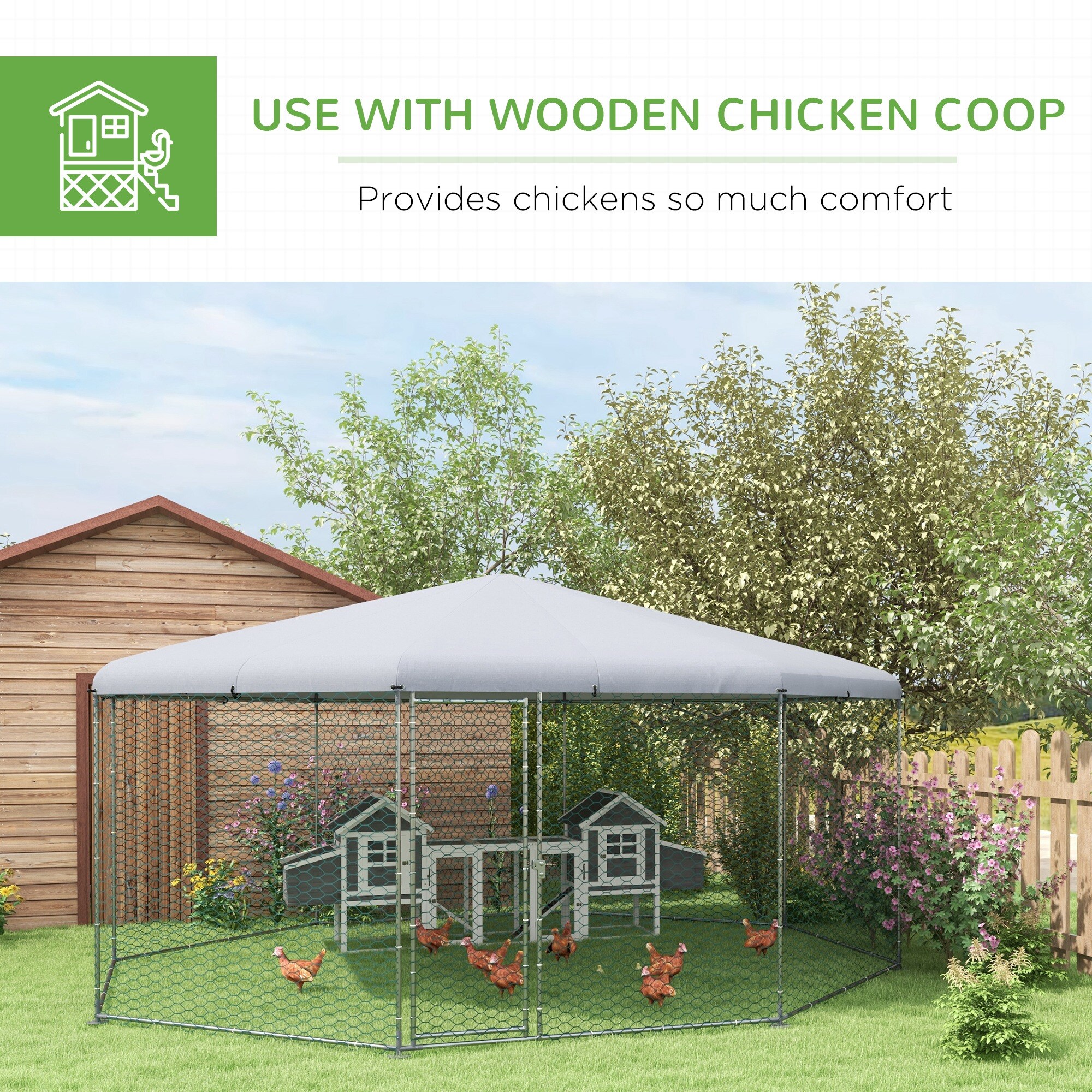 Maocao Hoom JLS00004 Chicken-Coops-Rabbit-Hutches - View #4