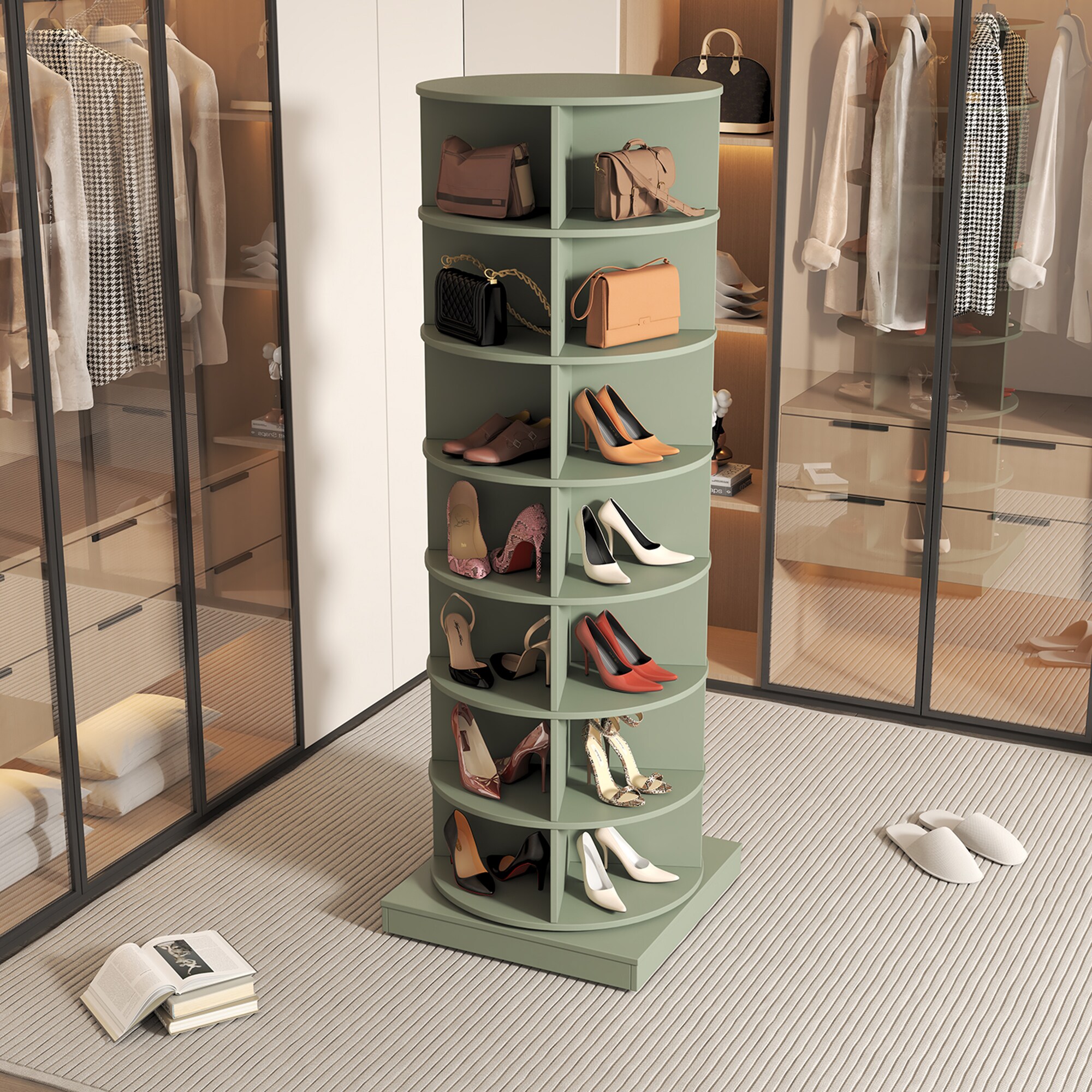 SINOFURN SYC080004GN Shoe-Racks - View #4