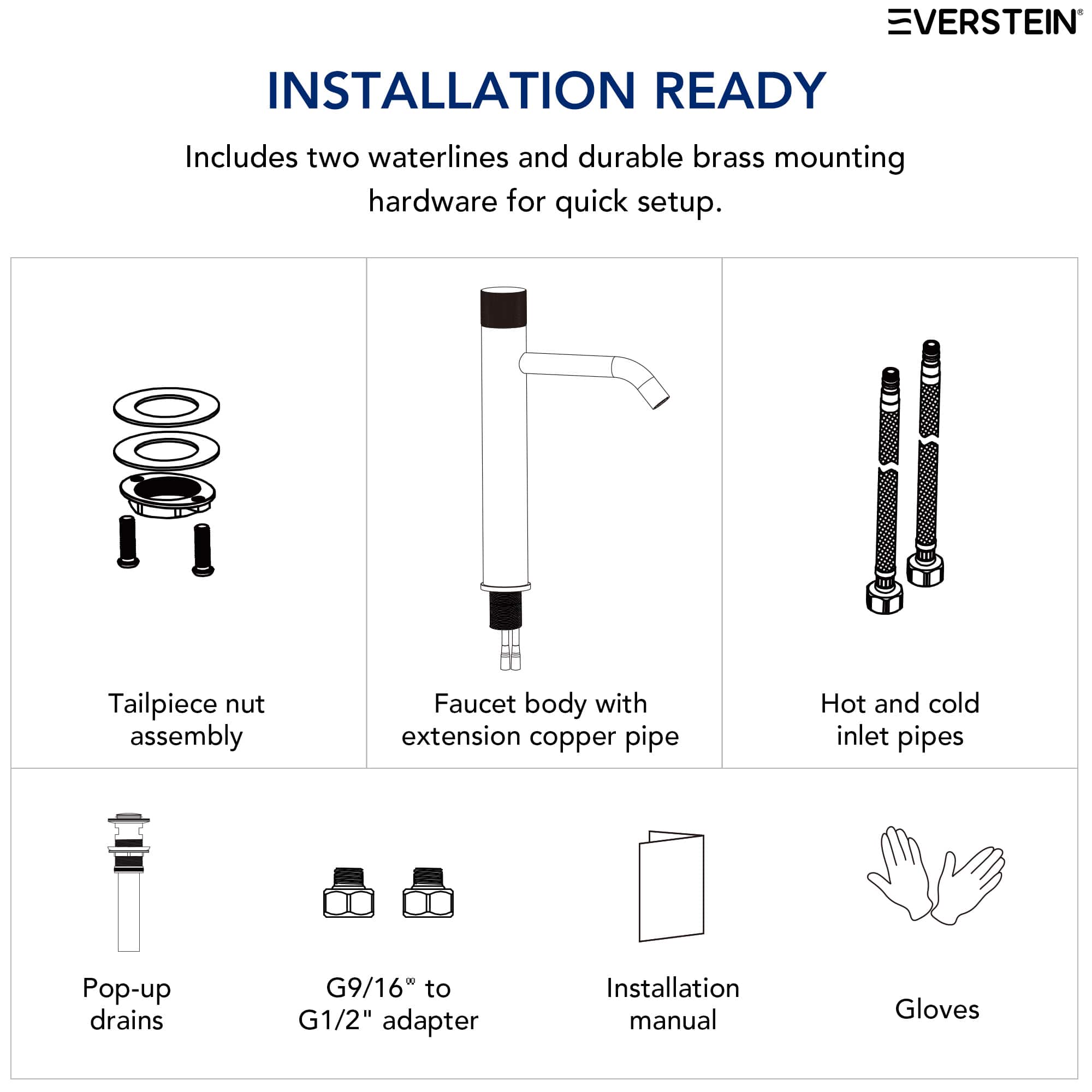 EVERSTEIN SFS-1167-GD Lavatory-Faucets - View #13