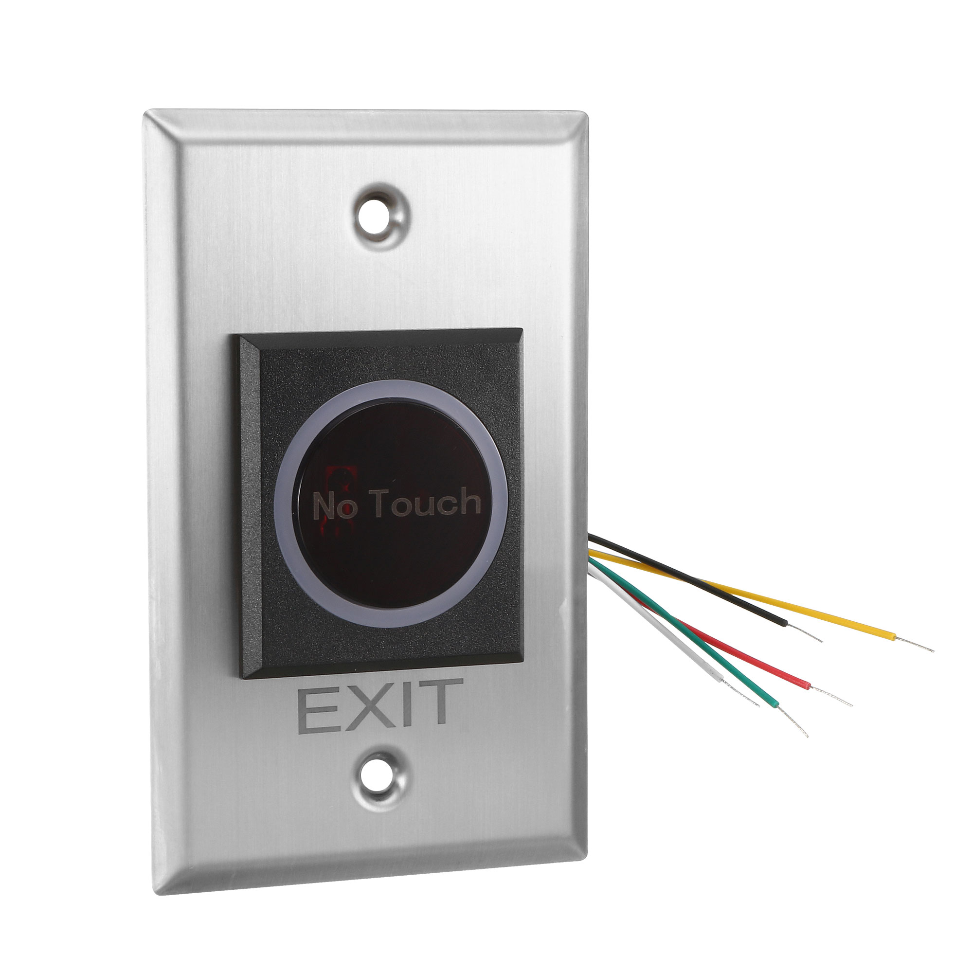 Unique Bargains IR No Touch Door Release Exit Button NO/NC/COM Sensor Switch w LED Indicator for Access Control 115mmx70mm Panel 12V 3A #S26012000UX8556