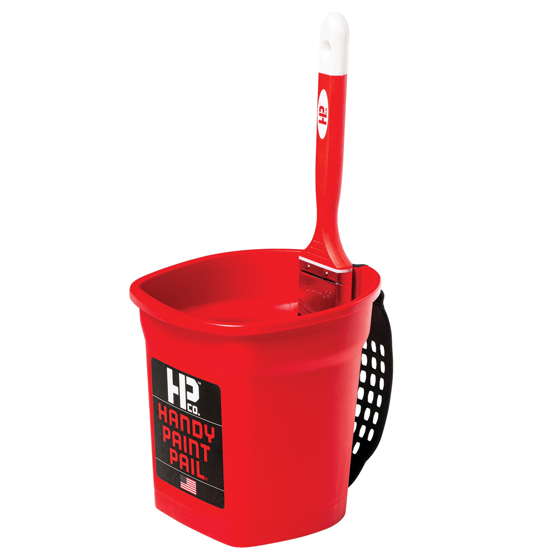 HANDy Paint 16 oz. Red Plastic Paint Cup