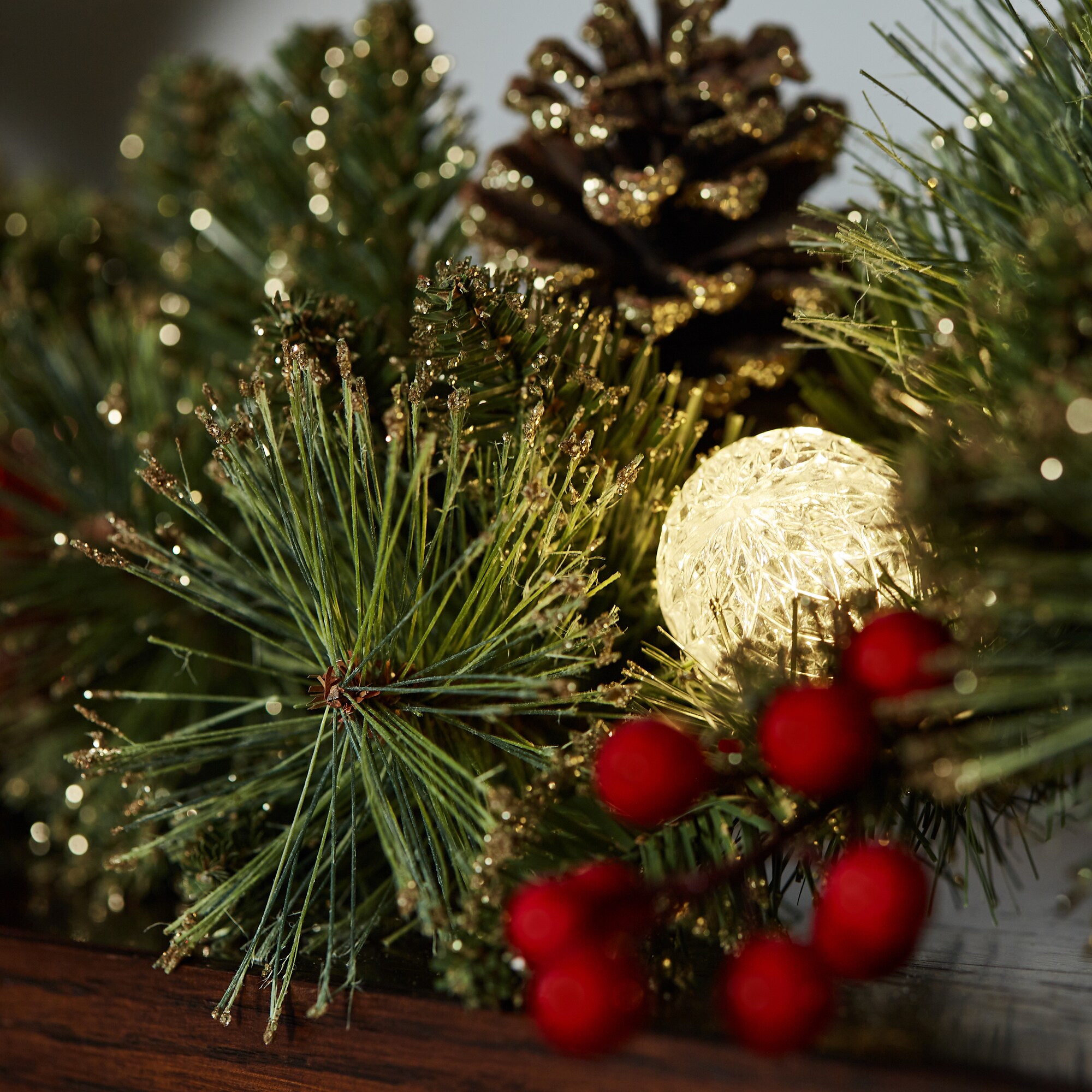 Holiday Living LW21G67-12G40L03 Artificial-Christmas-Garland - View #5