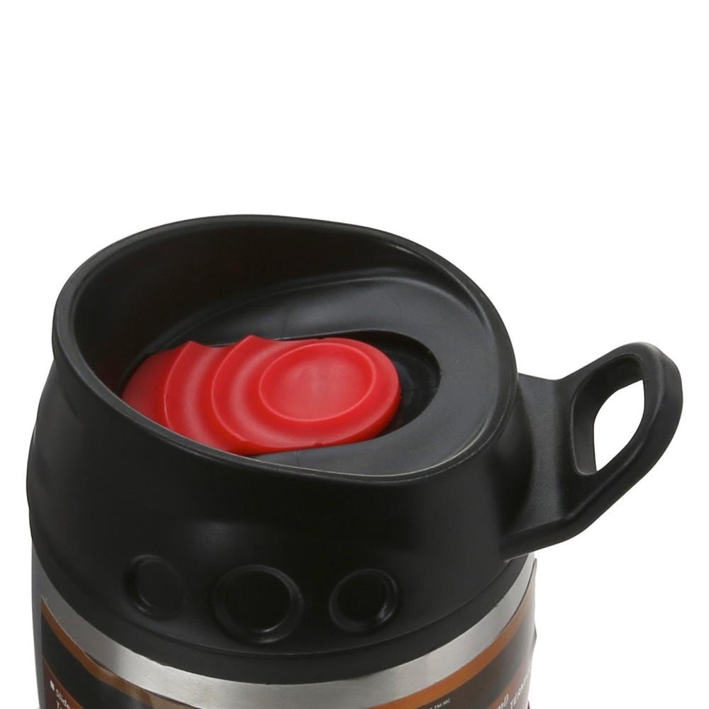 Mr. Coffee Javelin 16 oz. Red Double Wall Thermos and Travel Mug