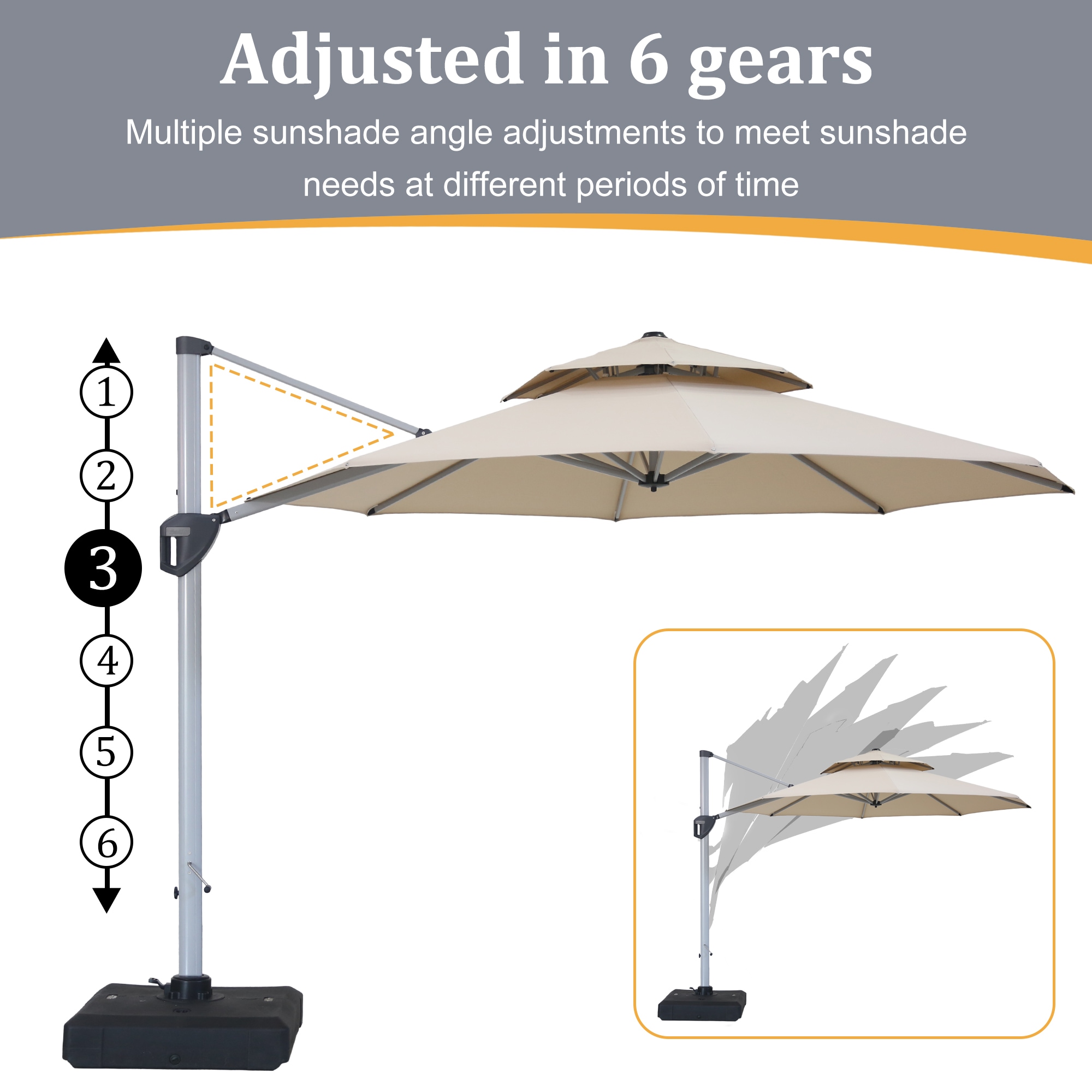 Clihome CWCH-OP70376BE Umbrellas-2 - View #5