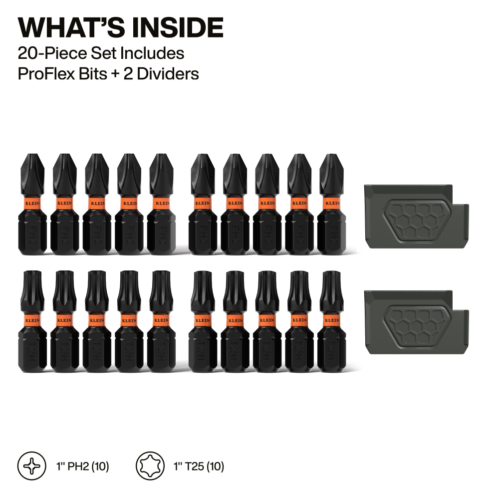 Klein Tools 33001S screwdrivingbits - View #2