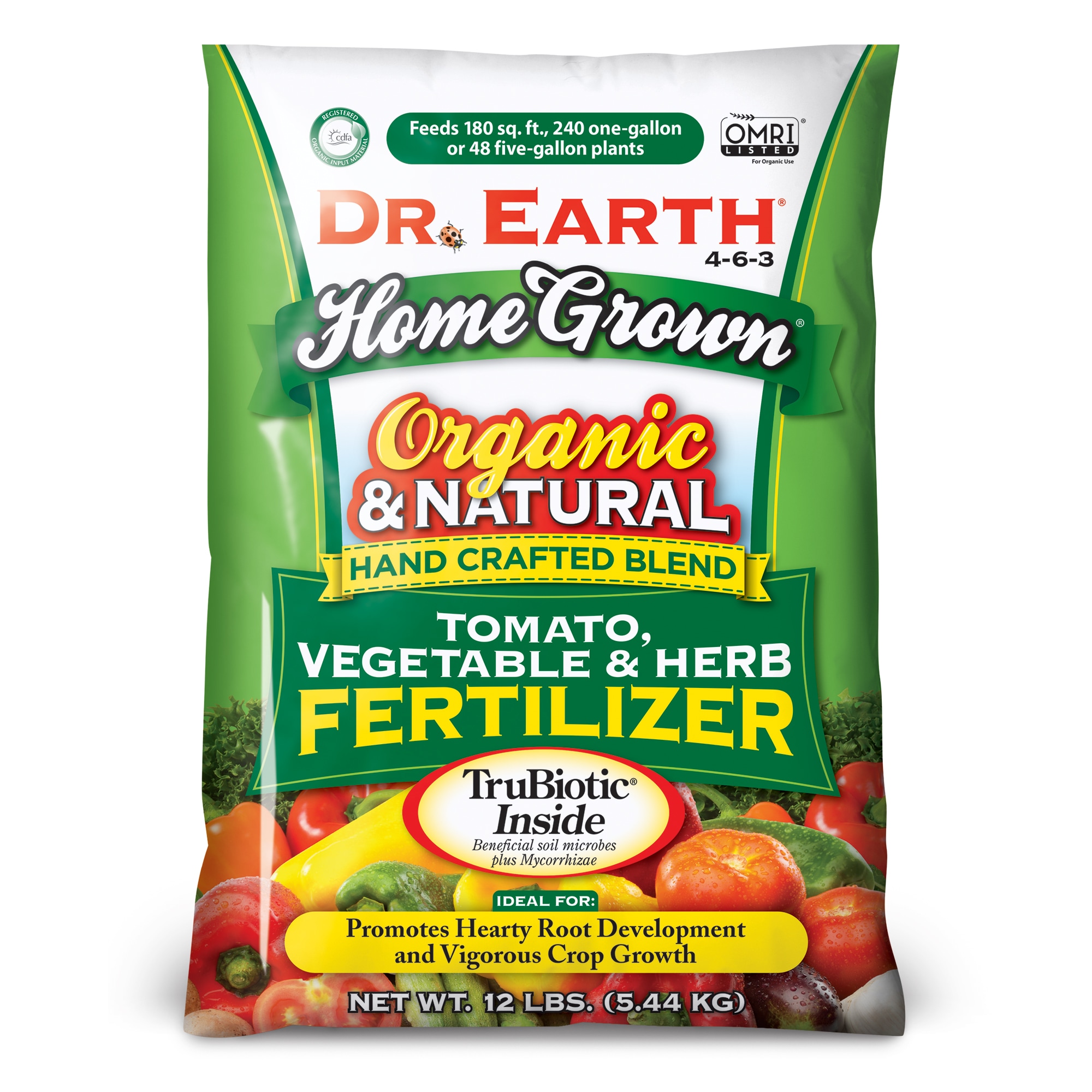 Dr. Earth 711 Home grown 12-lb 4-6-3 Organic Tomato and Vegetable Food