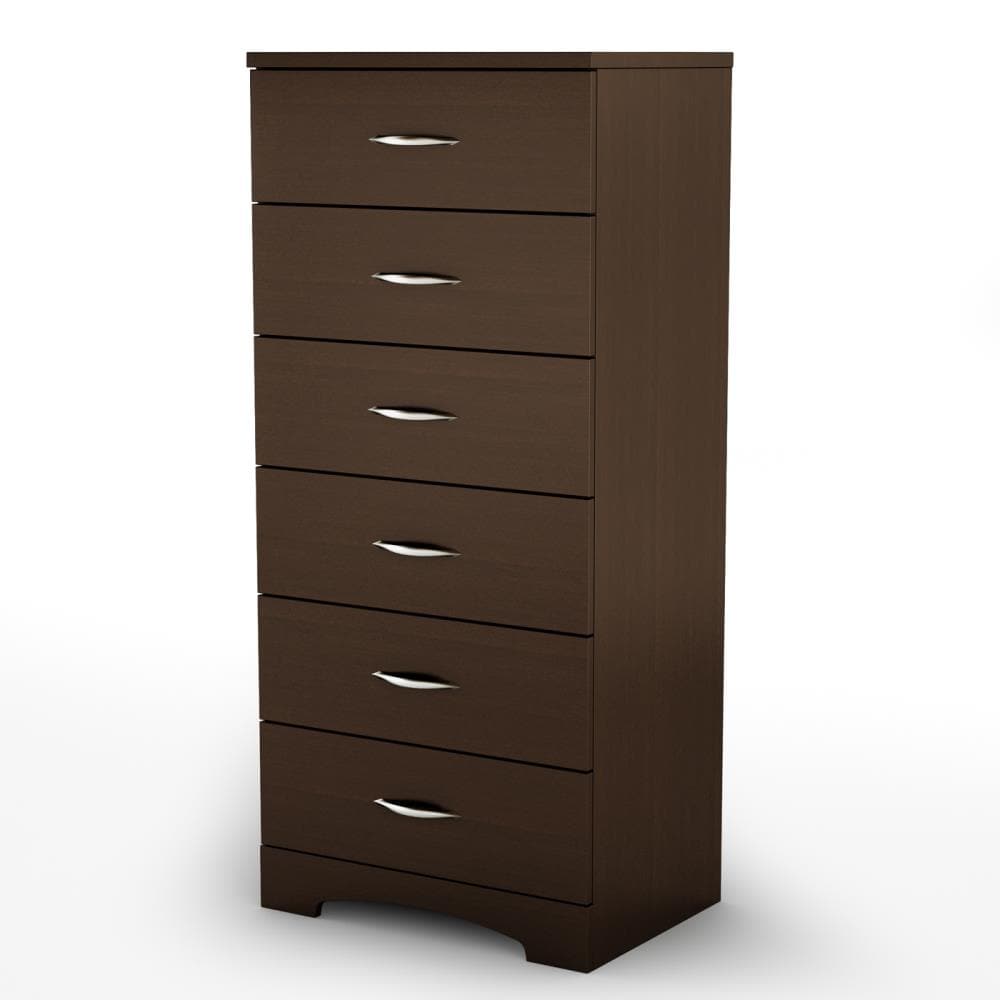 Elements International Louis Philippe Transitional 6-Drawer