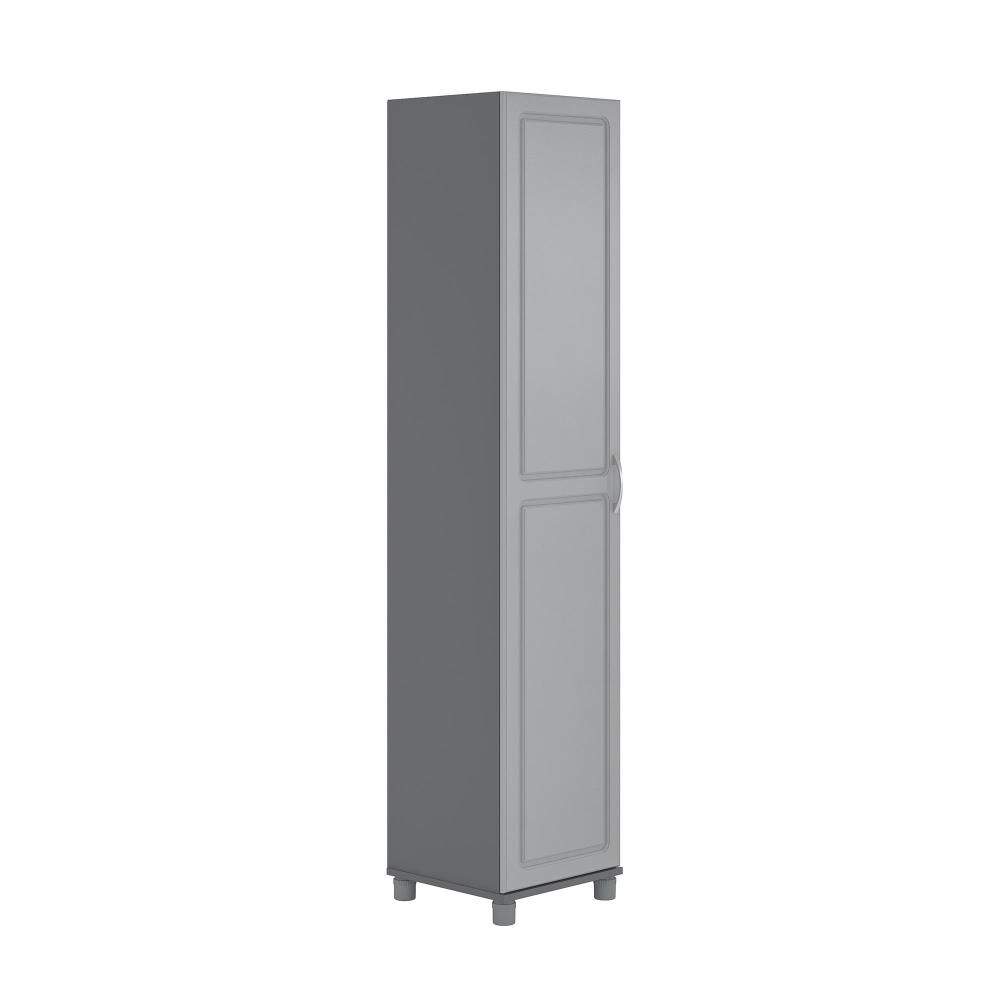 Ameriwood Home Camberly 35.68-in W x 74.31-in H Wood Composite Graphite  Grey/Graphite Grey Freestanding Utility Storage Cabinet