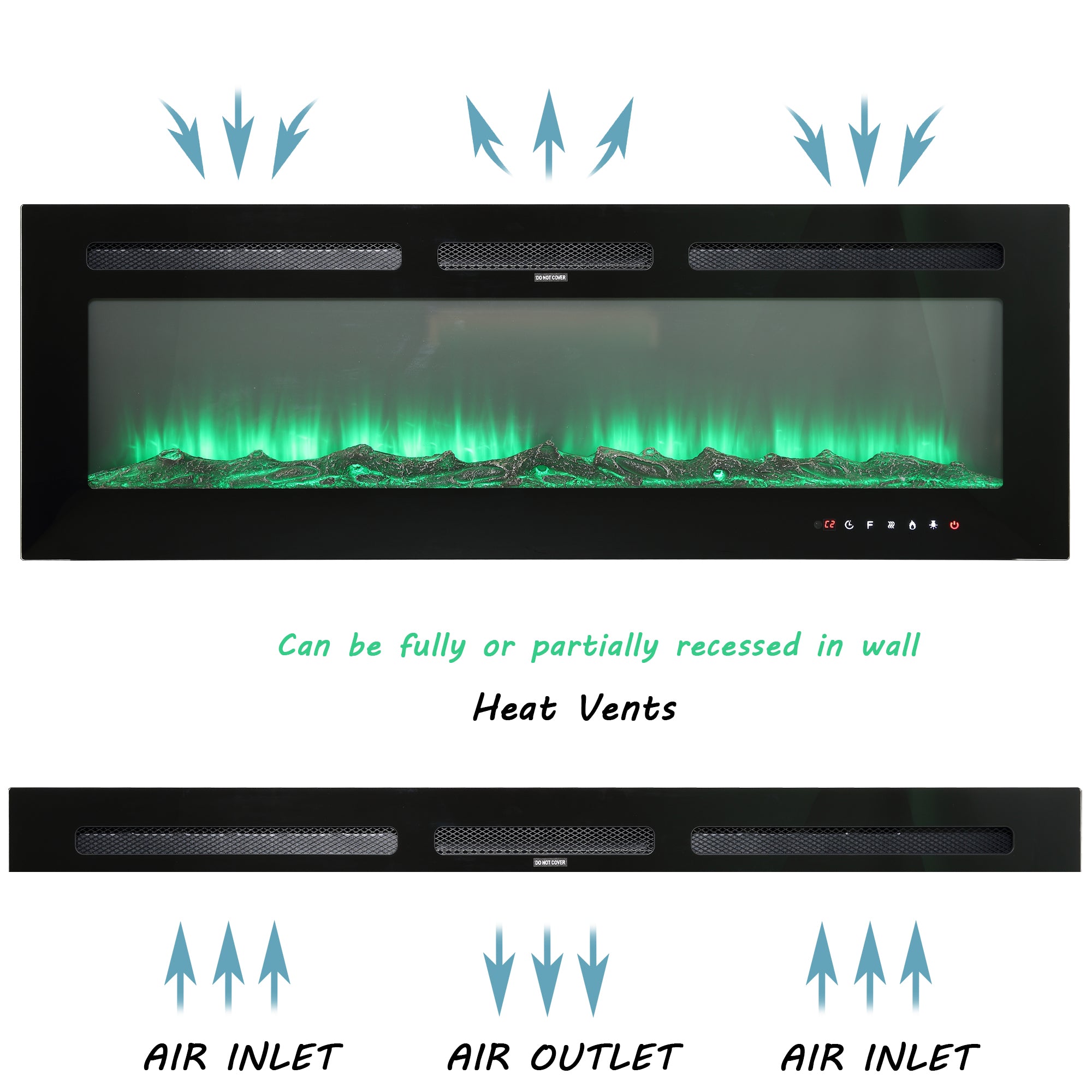 Boyel Living BLGMFP60 Electric-Fireplaces - View #5