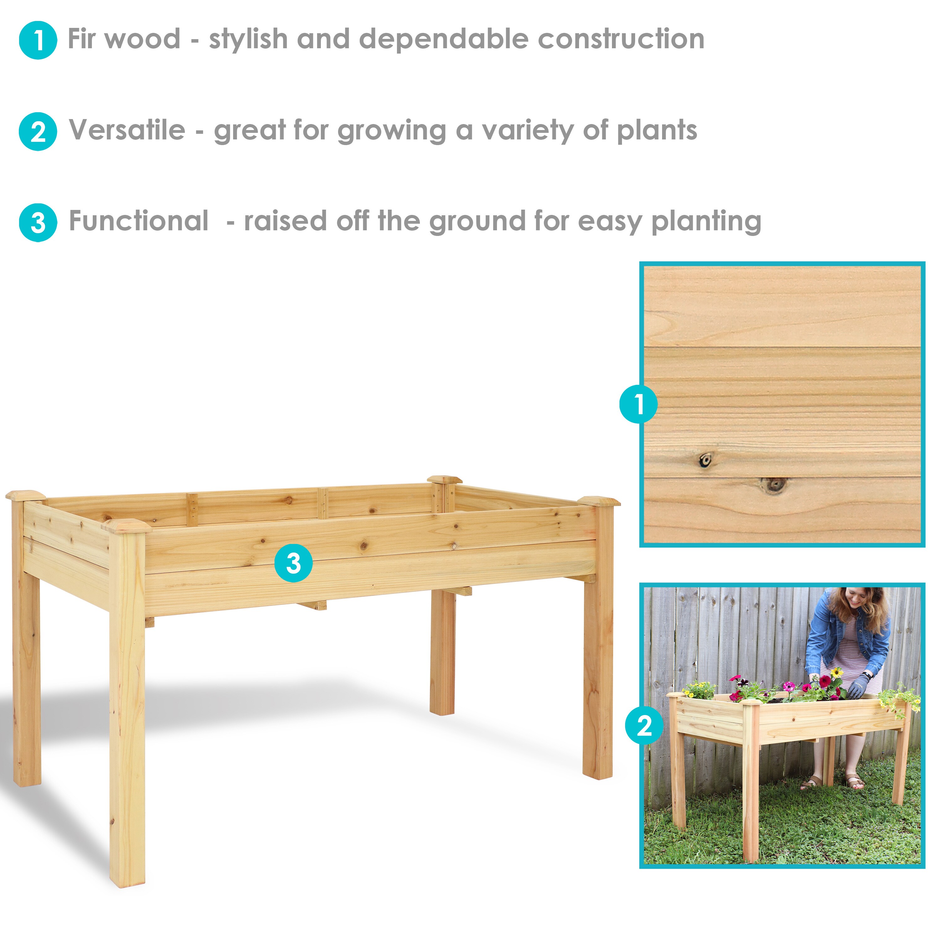 Sunnydaze Decor HB-703 Raised-Garden-Beds - View #5