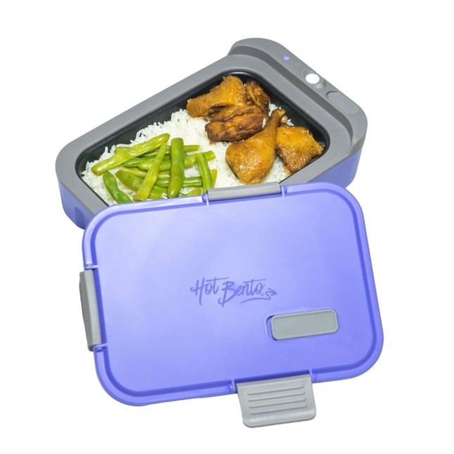 Hot Bento Veri Peri Blue Food Steamer - Self Heating Lunchbox