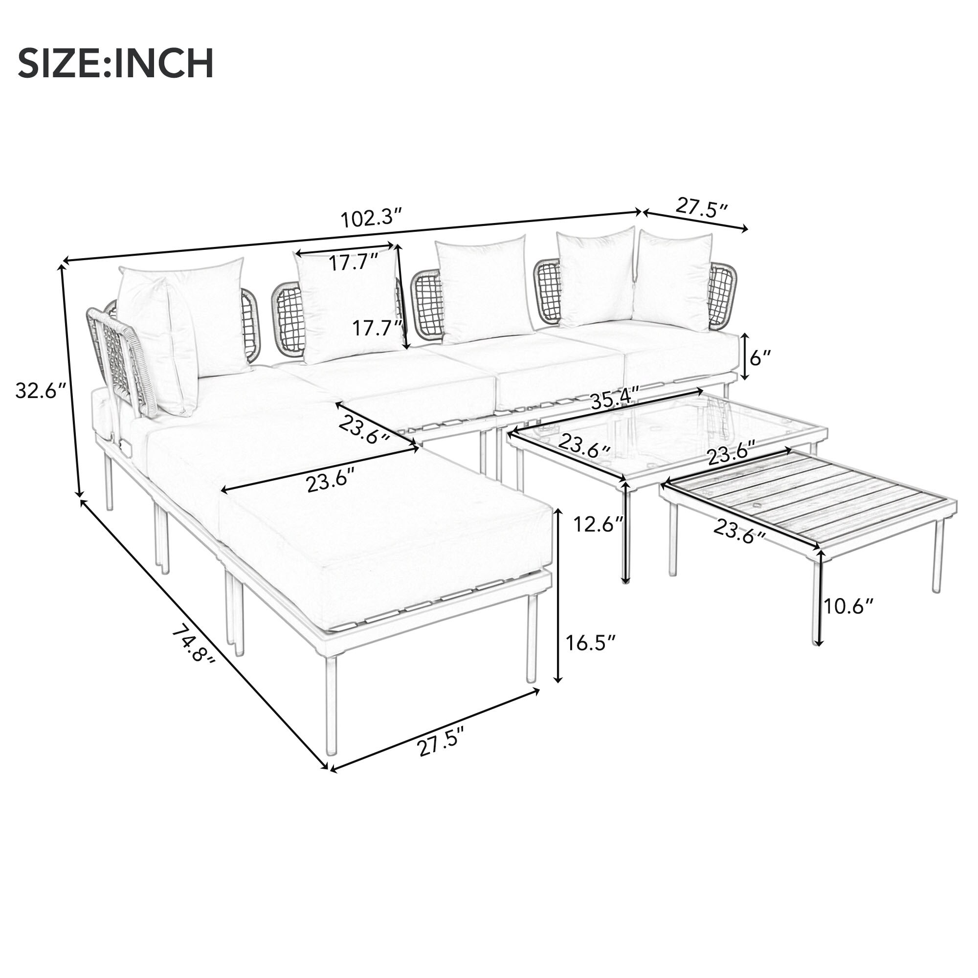 Bayfeve BFTM-3E-PCS Patio-Conversation-Sets - View #11