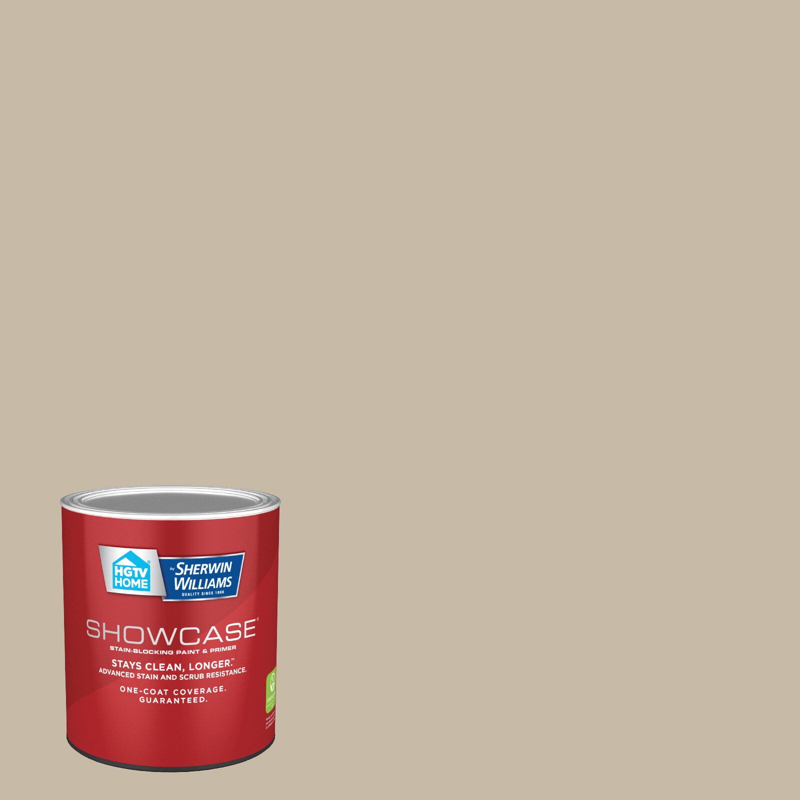 HGTV HOME by Sherwin-Williams 3008-10A-935219 Showcase Flat Freshly Baked 3008-10A Acrylic Interior Paint Paint + Primer ( 1-quart )