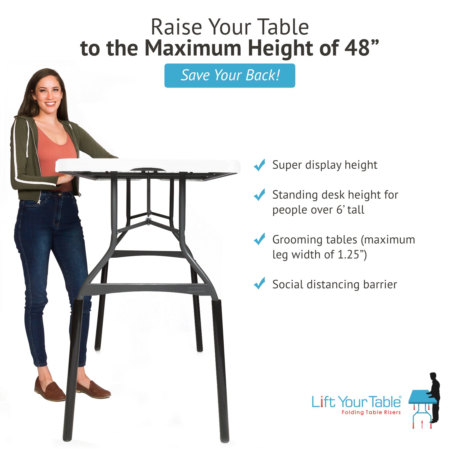 Lift Your Table LYT-XLH-LOWES Table-Leg-Hardware - View #7