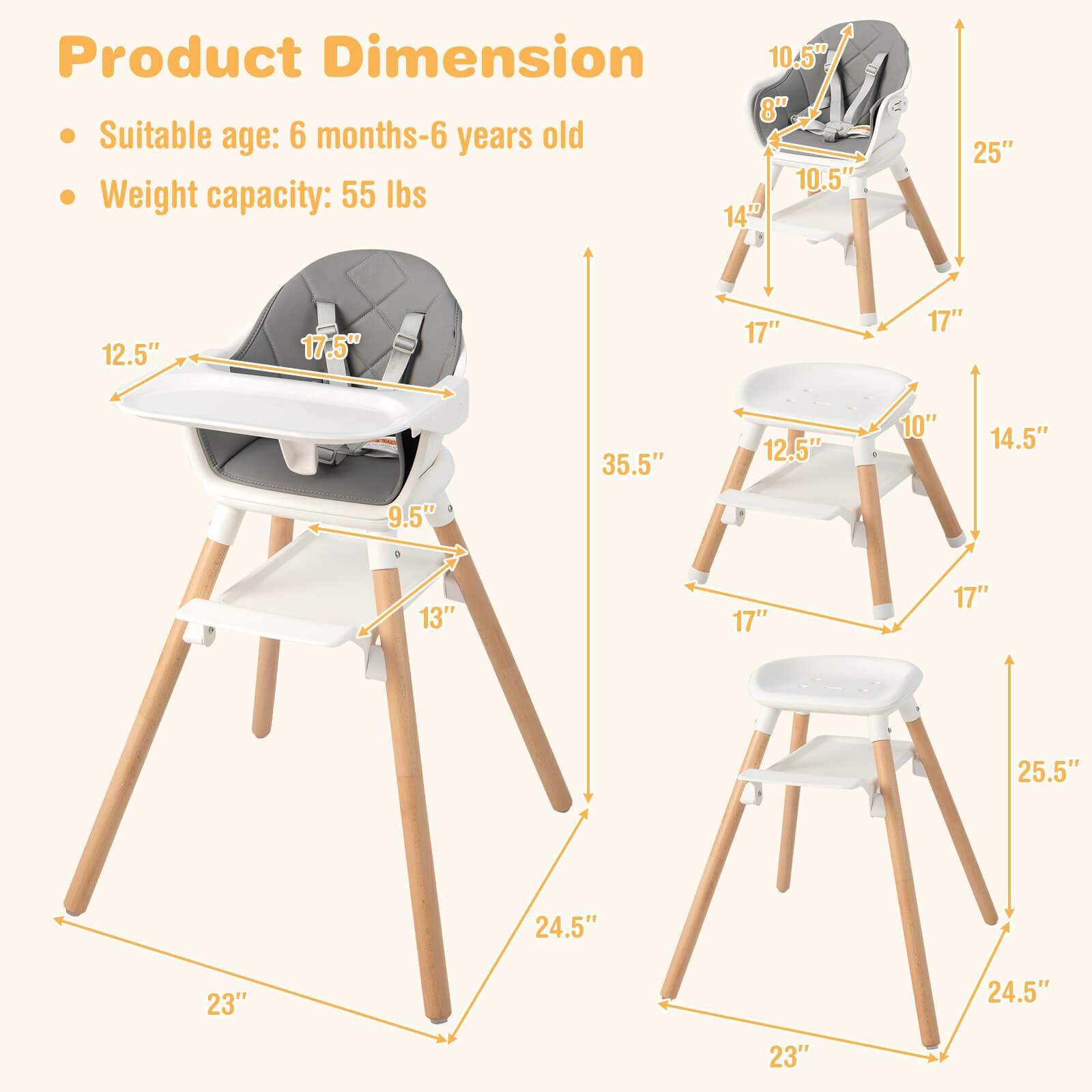 Slickblue D-CO-HW71001DA Kids-Chairs - View #8