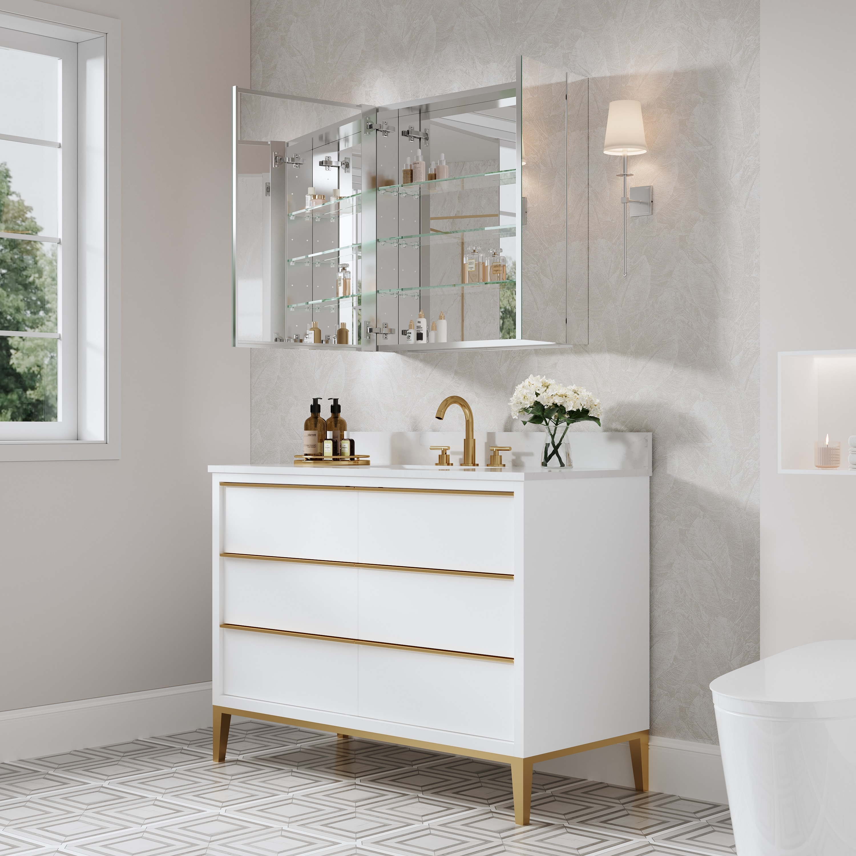 WELLFOR EX-20F4836 Bathroom-Medicine-Cabinets - View #2