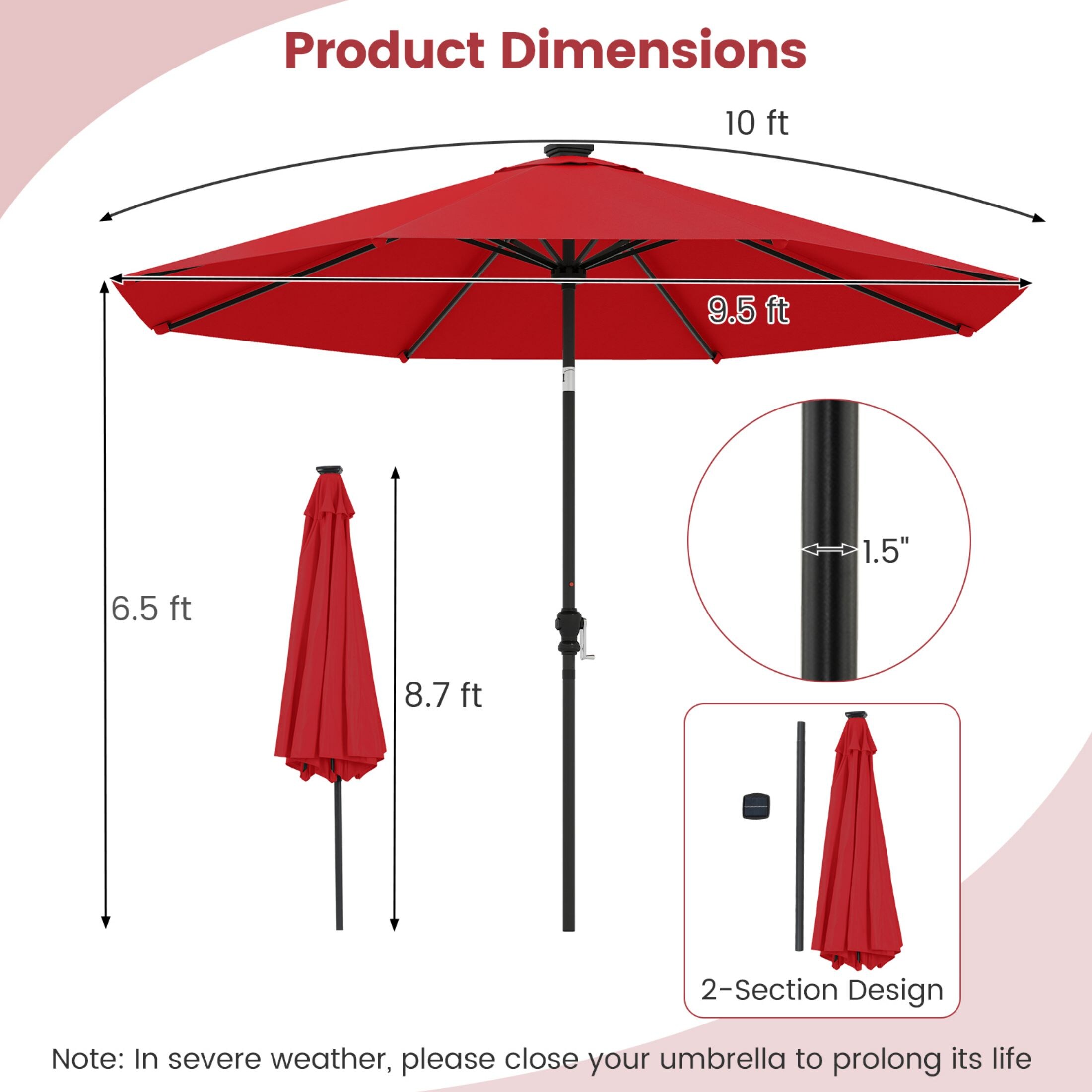 LIVIZA TDZ12388WN Umbrellas-2 - View #2