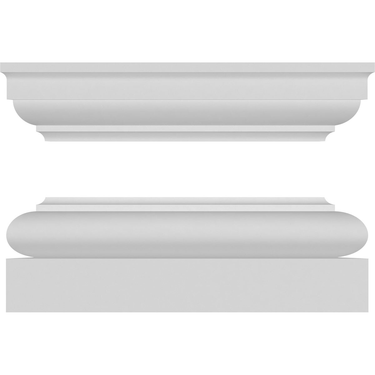 Ekena Millwork CC0808ENDTUTU Column-Wraps - View #6