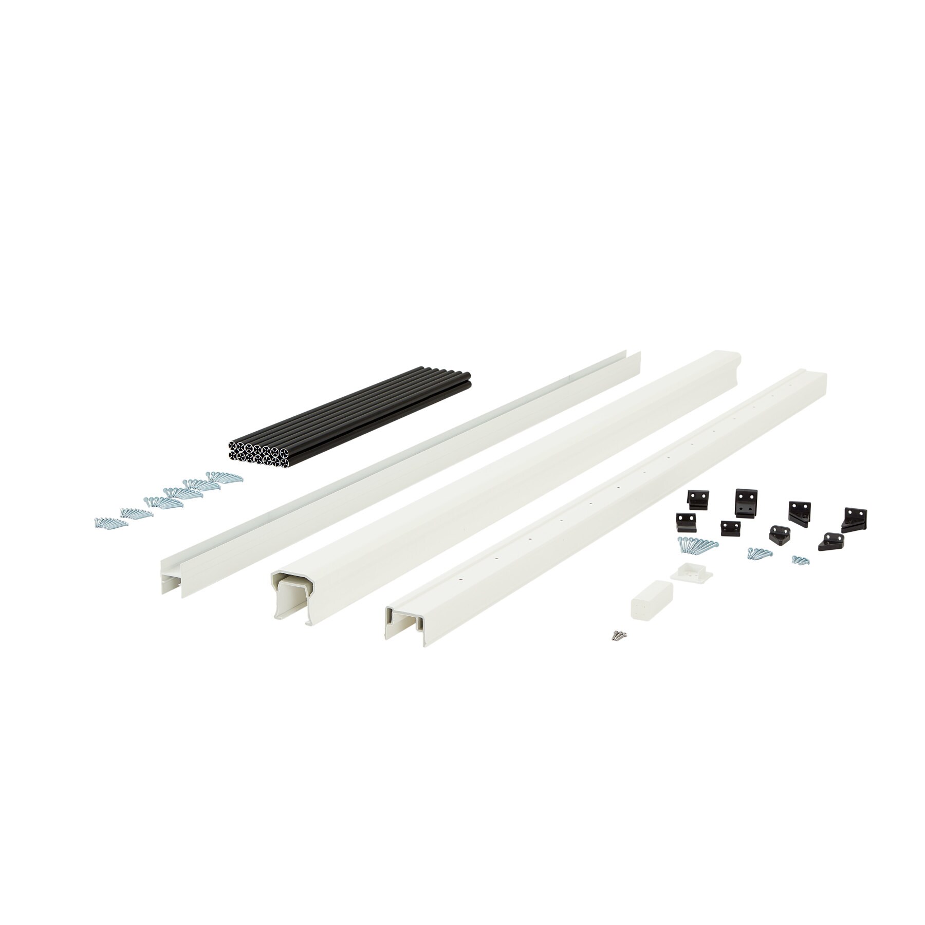 Fiberon 12726 Countryside 3.5-ft x 42-in Alpine PVC Deck Rail Kit