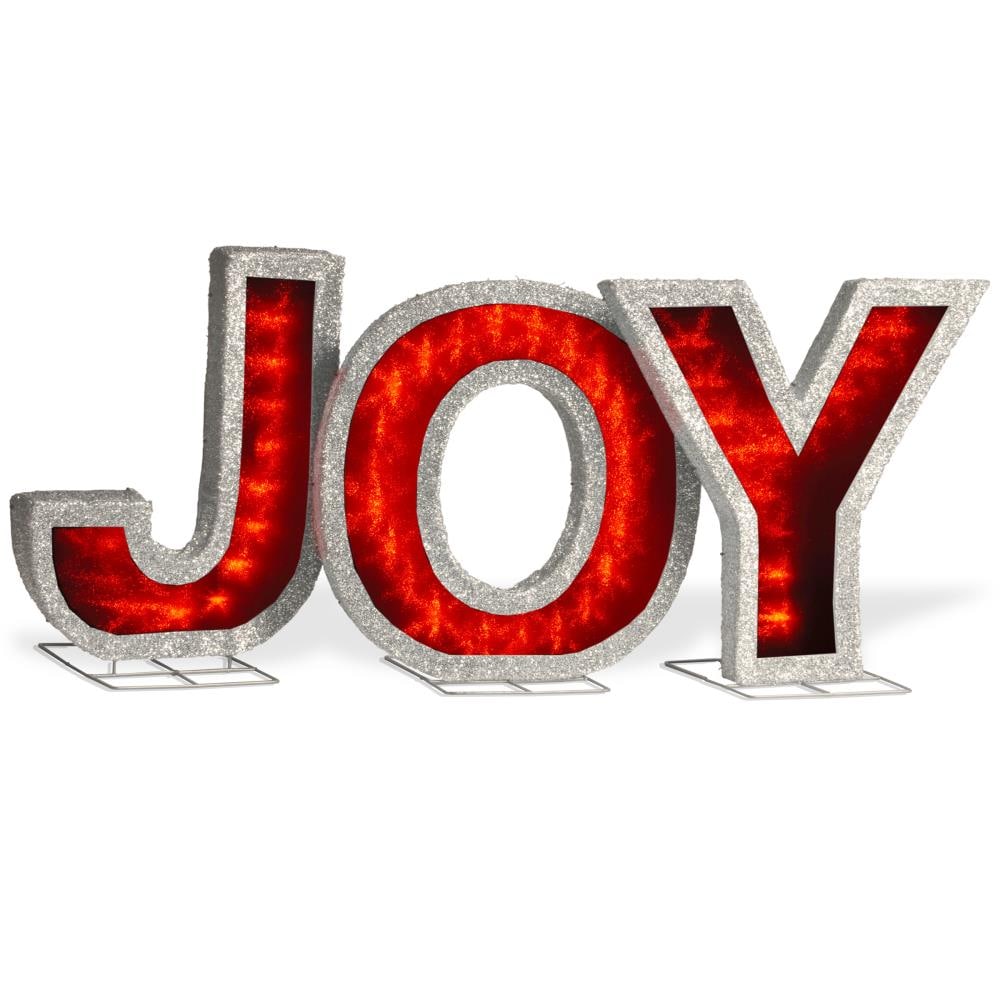 Joy Lighted Outdoor Christmas Decor at Lowes.com