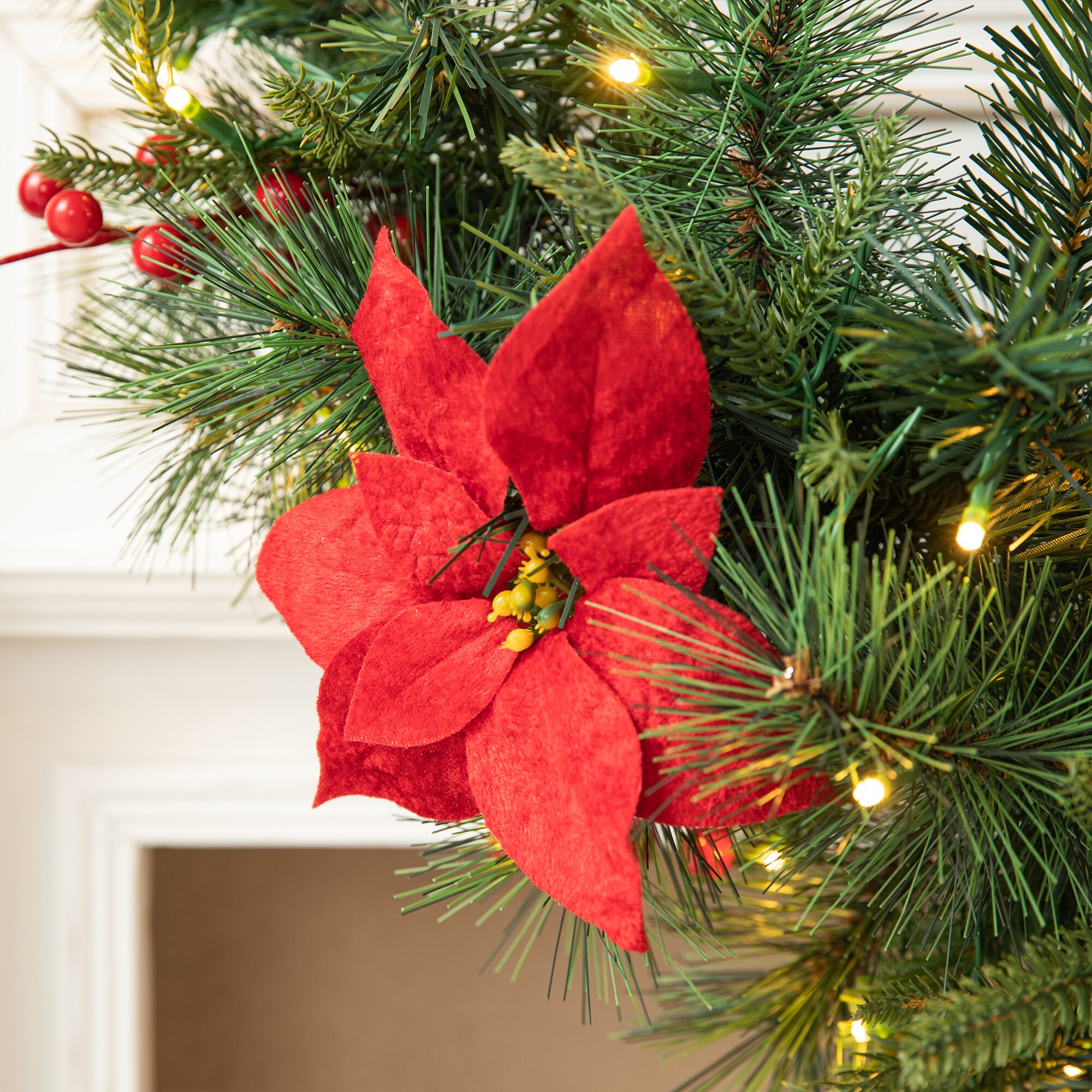 Glitzhome 2016000029 Artificial-Christmas-Garland - View #4