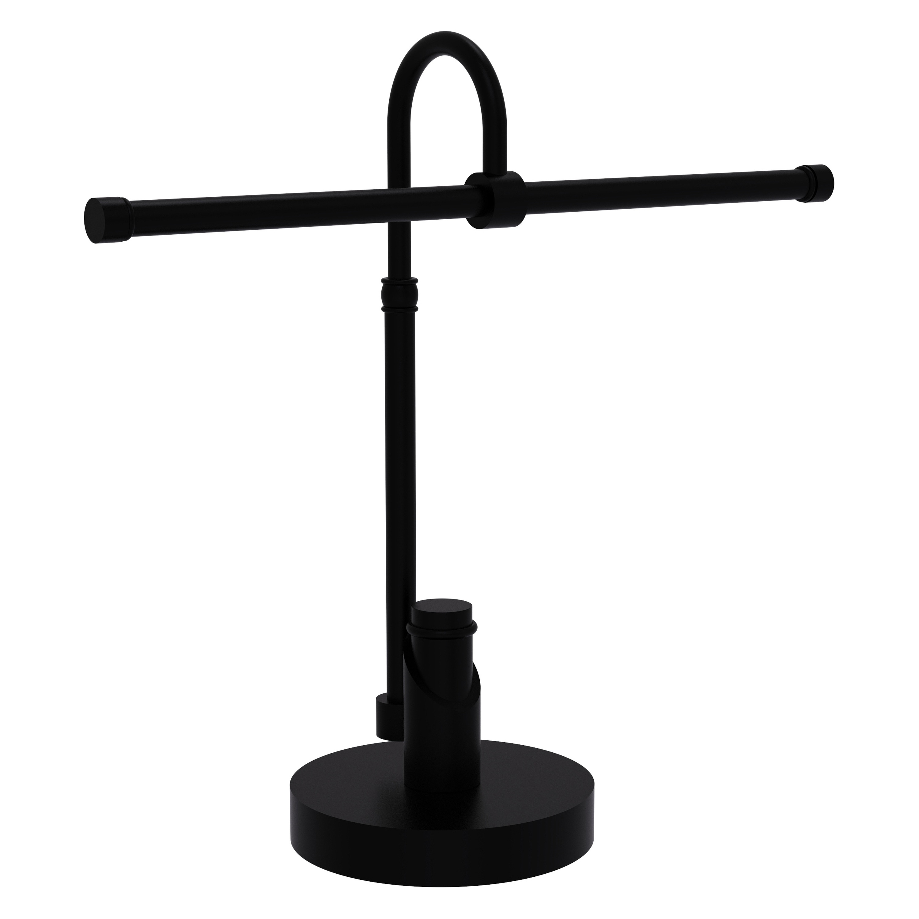 Allied Brass TR-52-BKM Tribecca Matte Black Freestanding Towel Rack 5-Inches x 6-Inches x 9-Inches