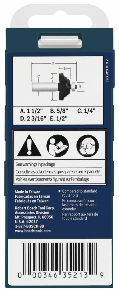 Bosch 85581MC Edge-Forming-Router-Bits - View #4