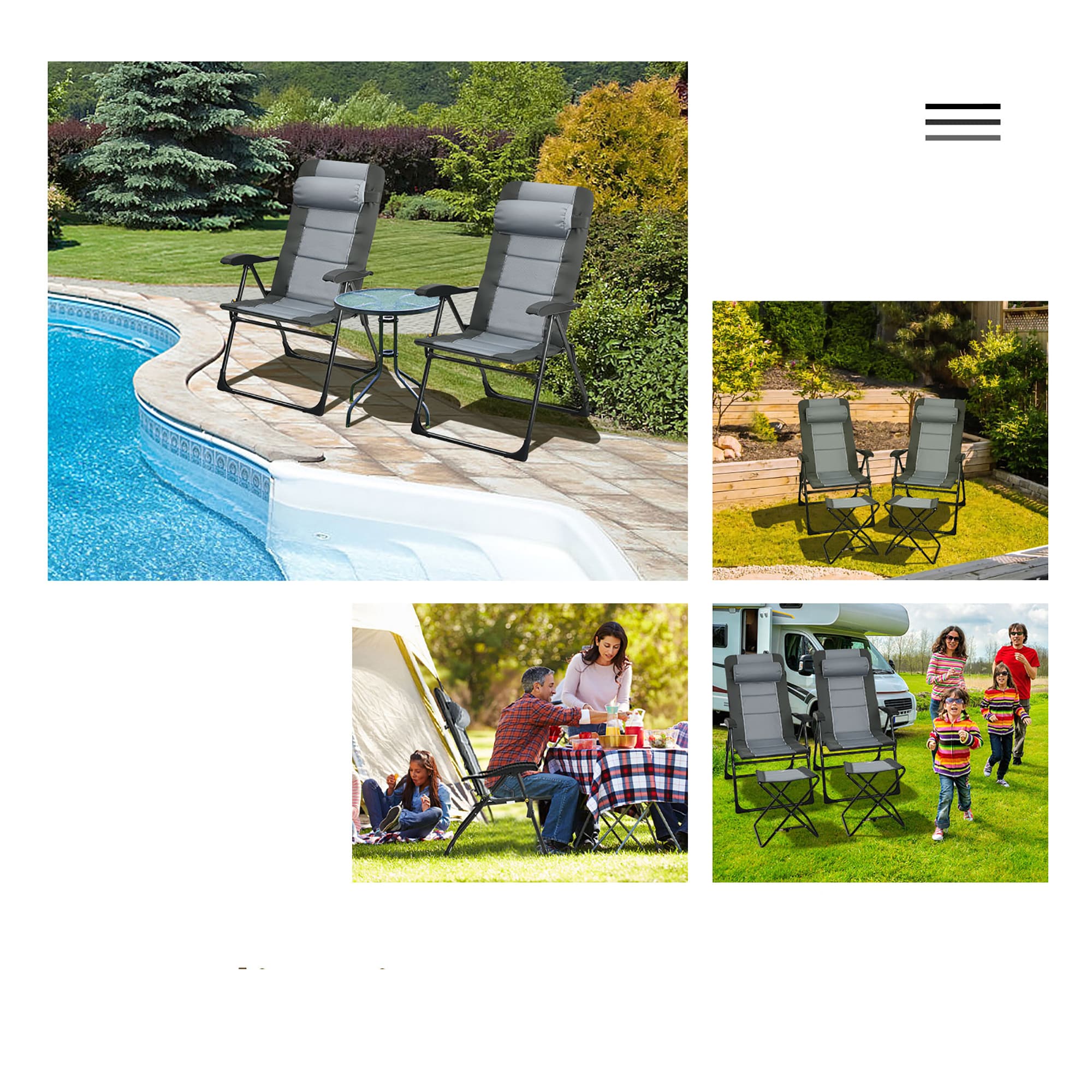 Costway NP10018GR-2 Patio-Chairs - View #6