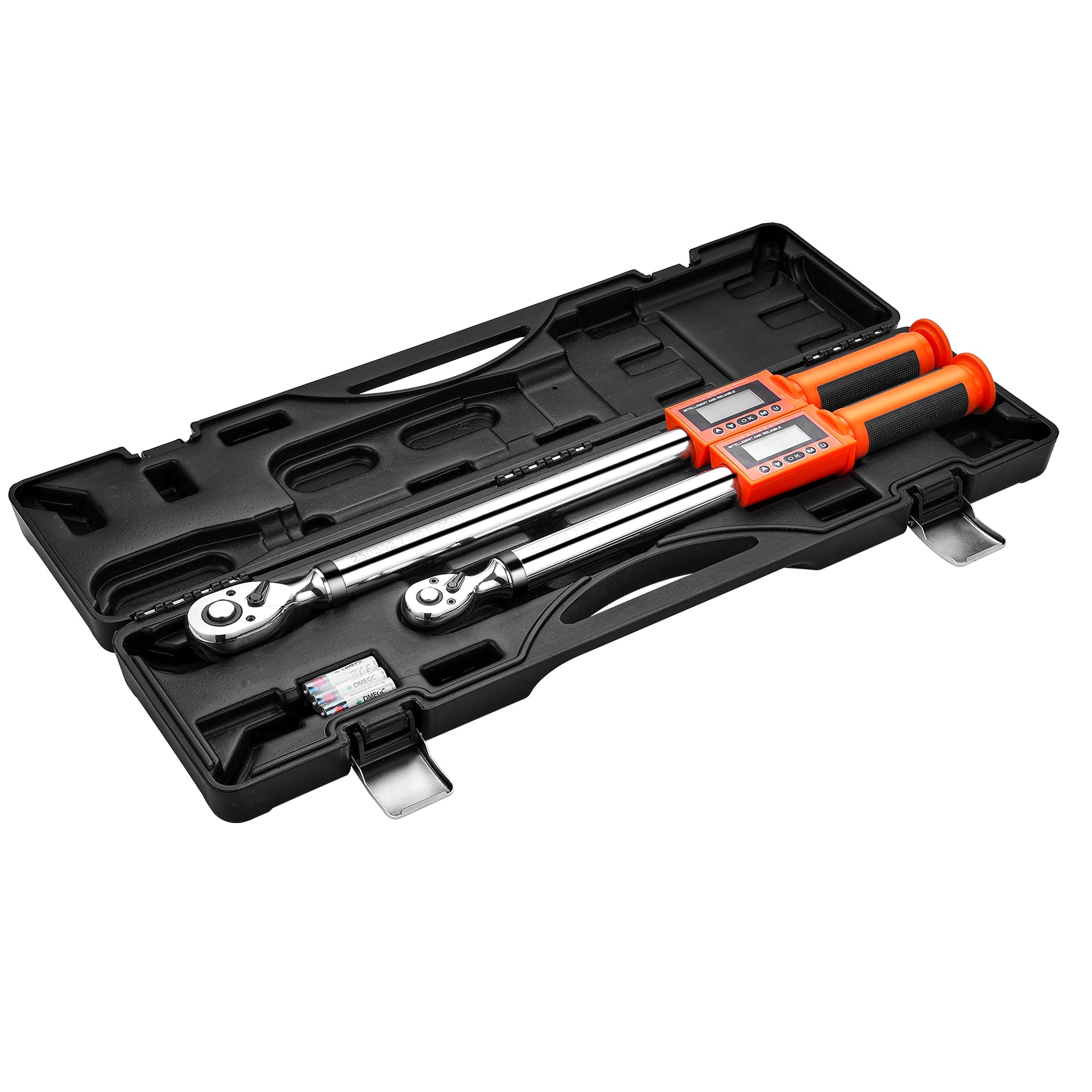 GIVIMO Digital Torque Wrench Set 2-Piece 1/2-in and 3/8-in Drive 72-Tooth Ratchet with LCD Display and Buzzer Alert Plus-Minus 2 Percent Accuracy for Automotive Repair #LW108GIVSS1696