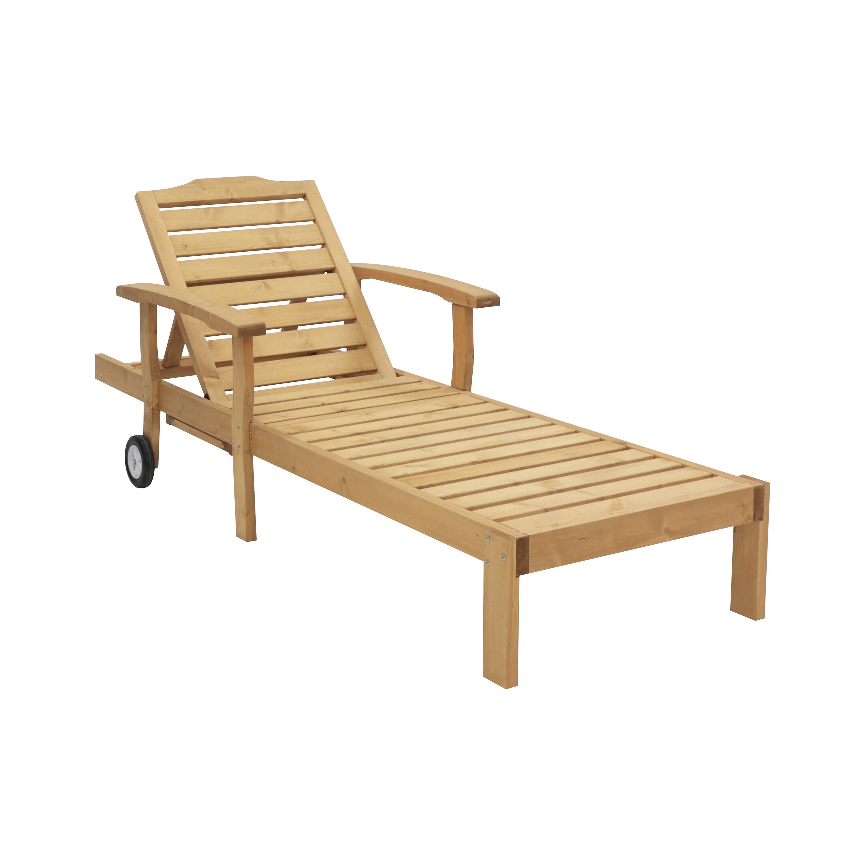 Chaise Lounge Wood Patio Chairs At Lowes.Com
