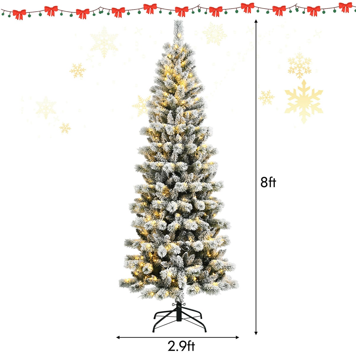 Forclover HYFL-US513CM Artificial-Christmas-Trees - View #7