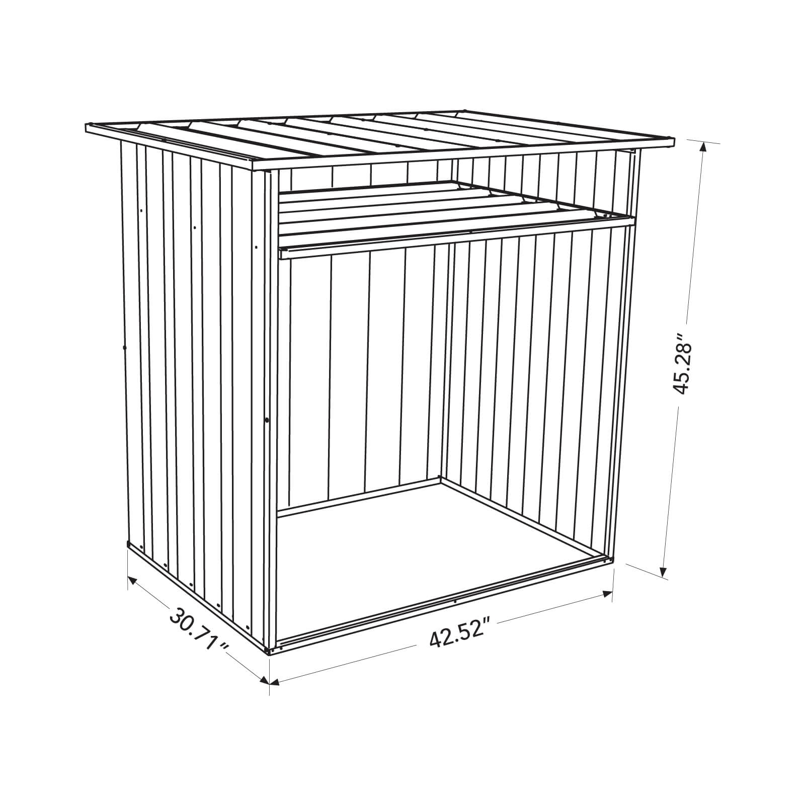 ABSCO AB1086 Firewood-Storage - View #4