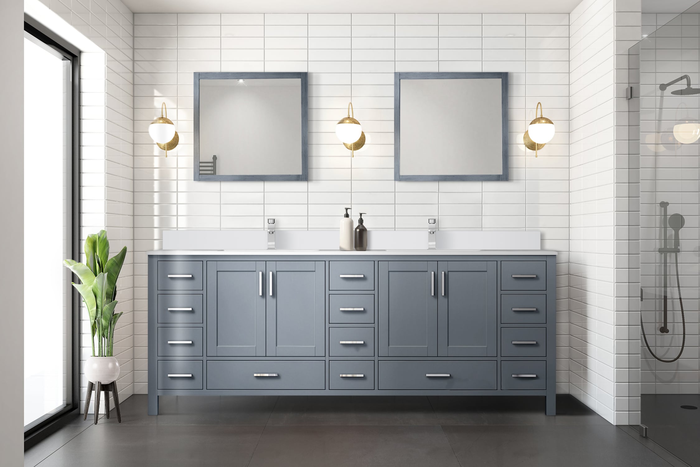 Lexora LVJ84DB311 Bath-Vanity-Combo - View #10