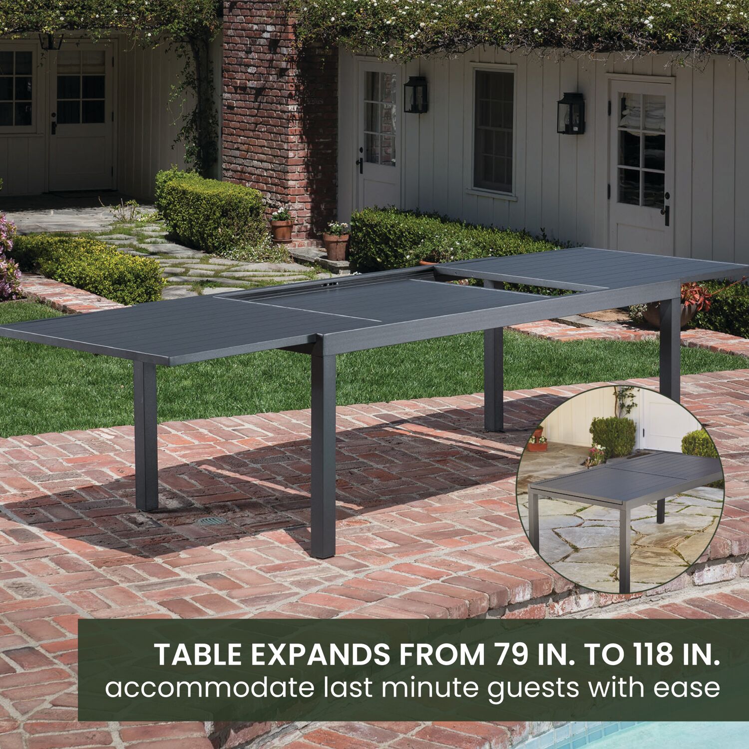 Hanover NAPLESDN11PC-GRY Patio-Dining-Sets - View #7