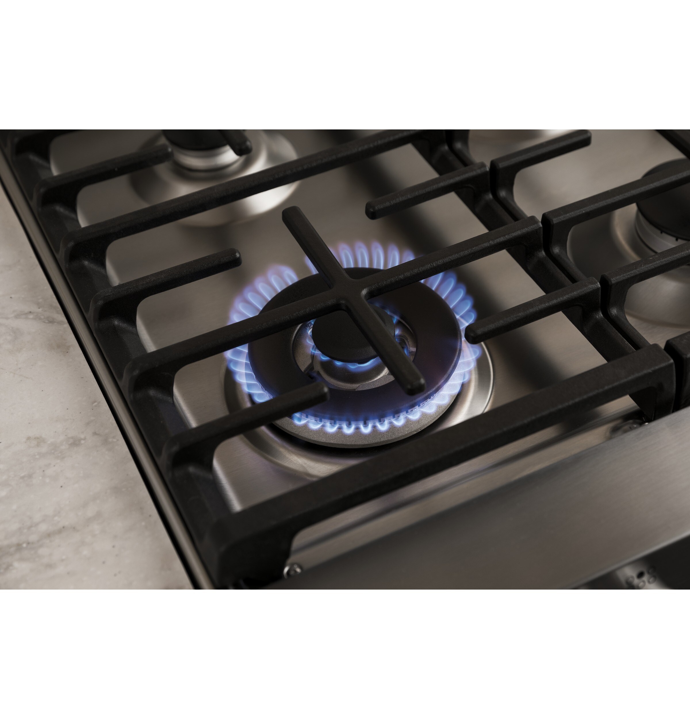 GE 5 burner Black Gas Stove Griddle Airfry New Full MFG WTY - appliances -  by dealer - sale - craigslist