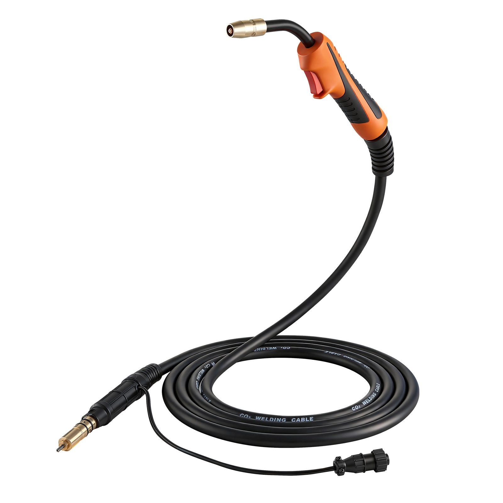 VEVOR 150A MIG Welding Gun with 15FT Cable Replacement for Miller M-15/M-150 (249041) - with 5PCS Mig Welding Contact Tips