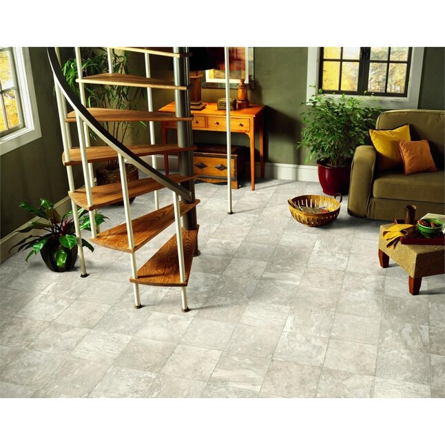 Armstrong Flooring Pickwick Landing I 12-ft W Cut-to-Length Candlerush Slate Ivory Low-Gloss Finish Sheet Vinyl Armstrong Flooring Pickwick Landing I 12-ft W Cut-to-Length Candlerush Slate Ivory Low-Gloss Finish Sheet Vinyl