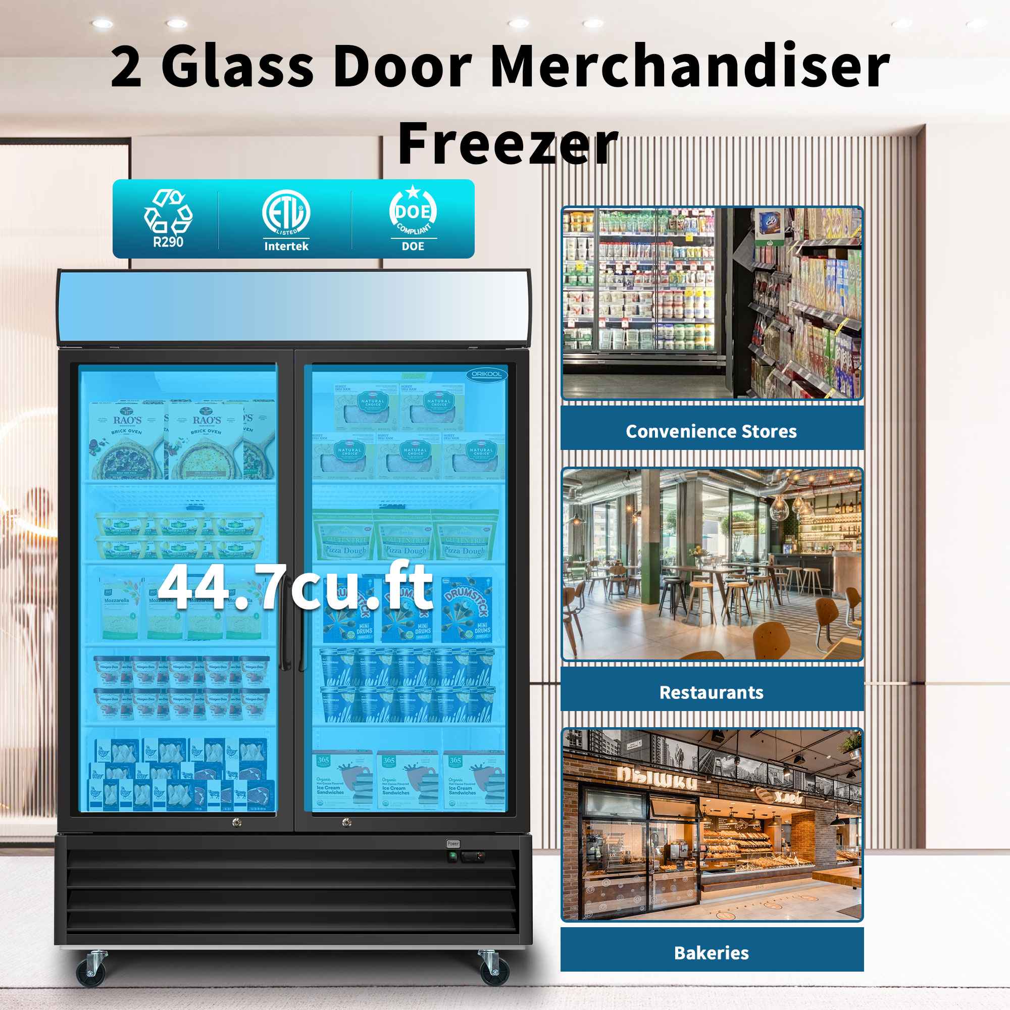 Xspracer ML-CF139 Commercial-Freezers - View #4