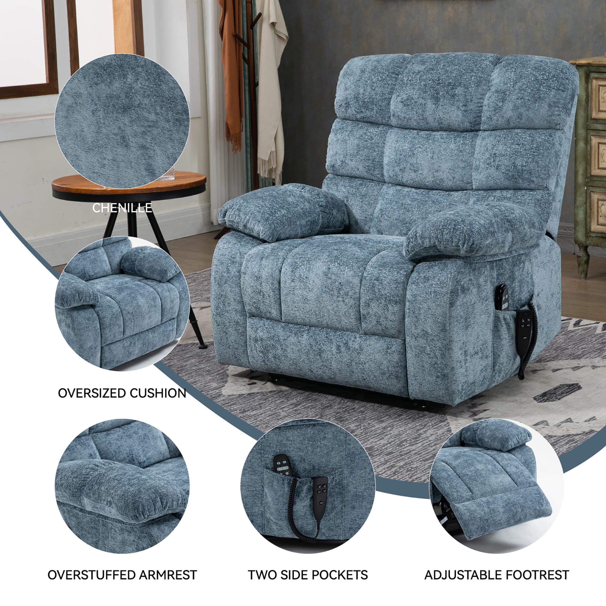 Clihome FLFCH-S403-722 recliners - View #8