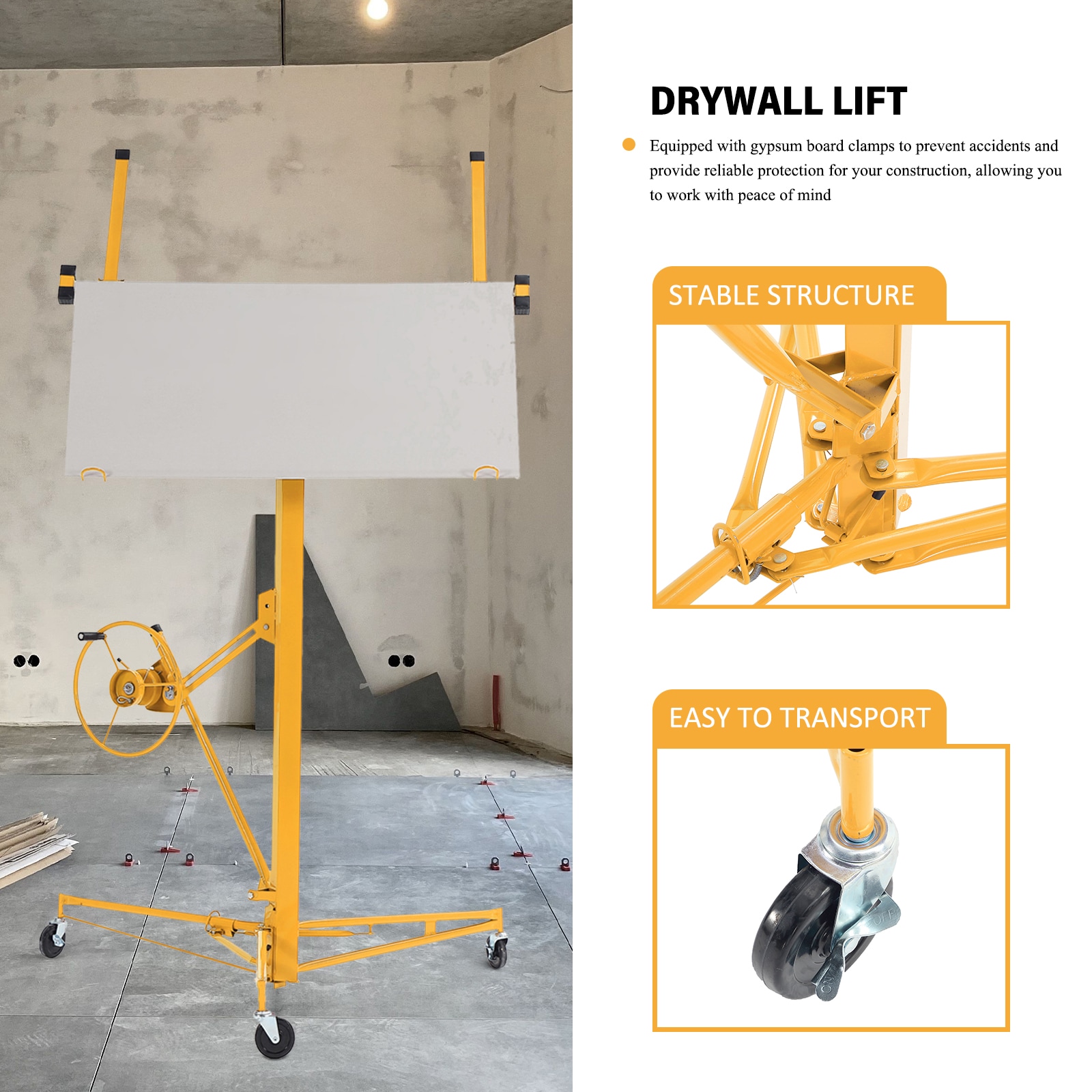 Maocao Hoom JLHXK2HX Drywall-Panel-Carriers - View #7