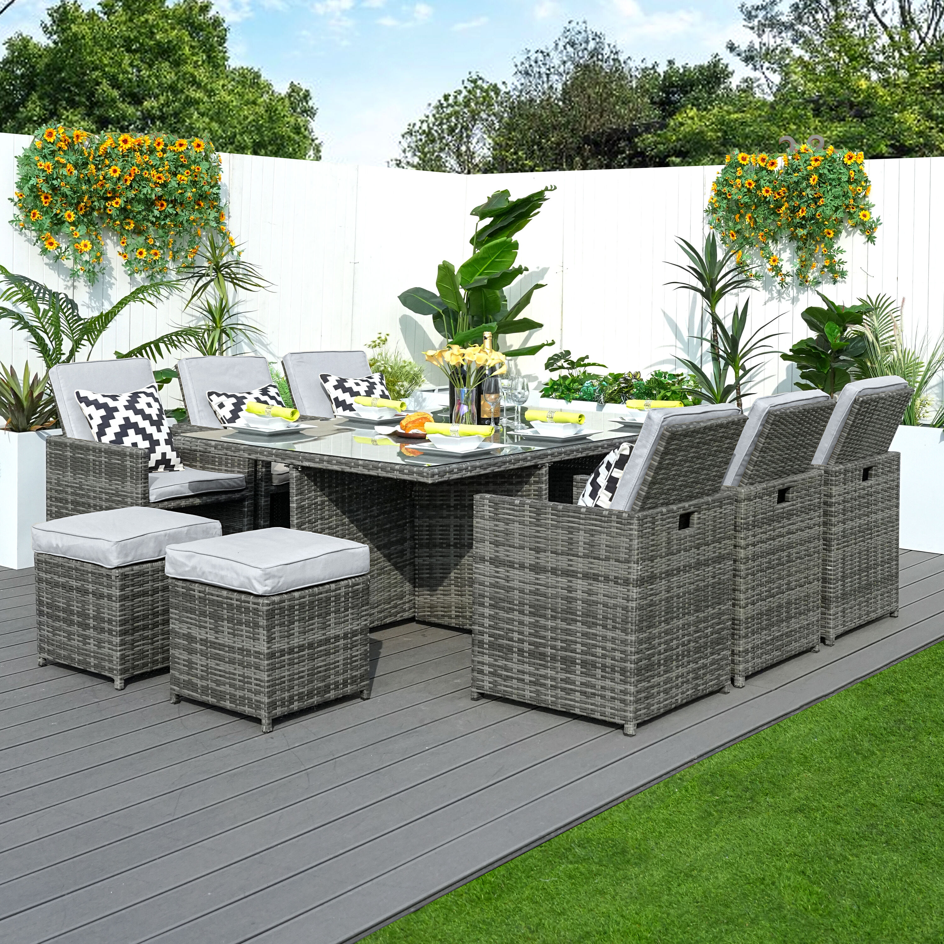 Moda Furnishings CMAD-3234-GR Patio-Dining-Sets - View #3