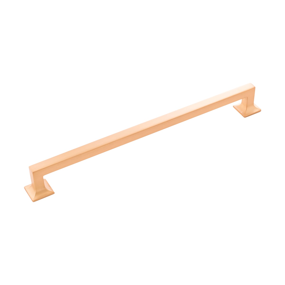 Hickory Hardware P3027-BGB Studio 12-in , 305mm Center to Center Brushed Golden Brass Rectangular Handle