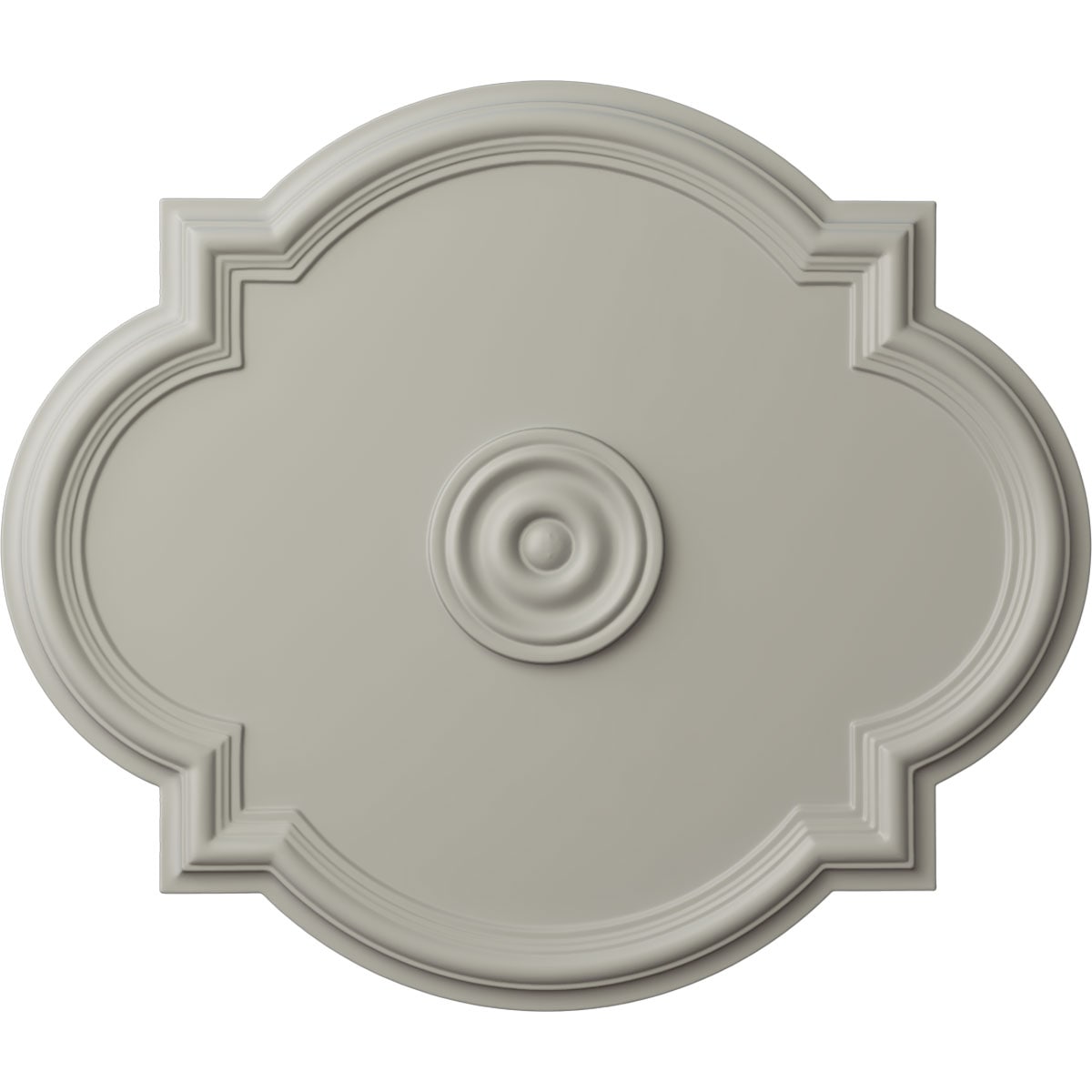 Ekena Millwork CM24WAPCF Waltz 20.5-in W x 24-in L Painted Pot Of Cream Polyurethane Whole Ceiling Medallion