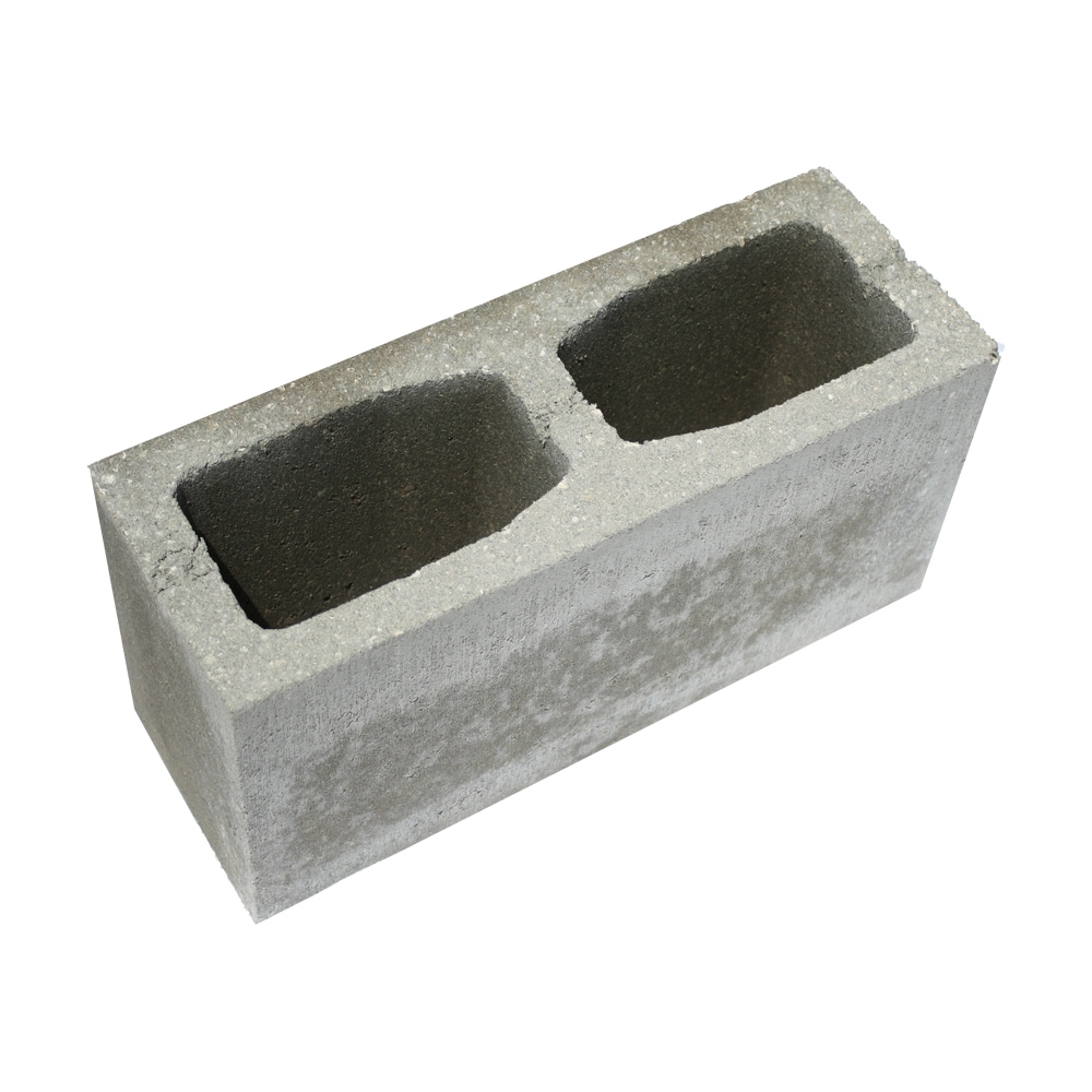 6-in W x 8-in H x 16-in L Standard Cored Concrete Block at Lowes.com