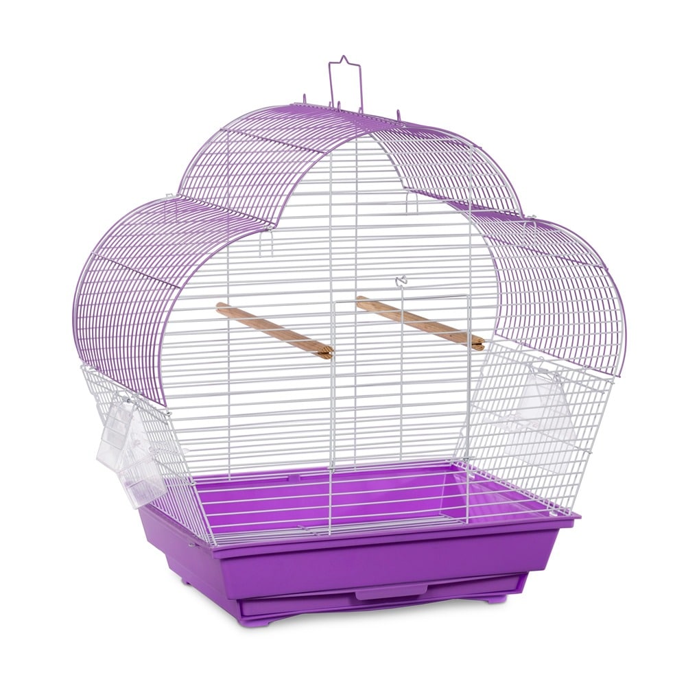 Prevue 1 -Count Purple and White Protective cage