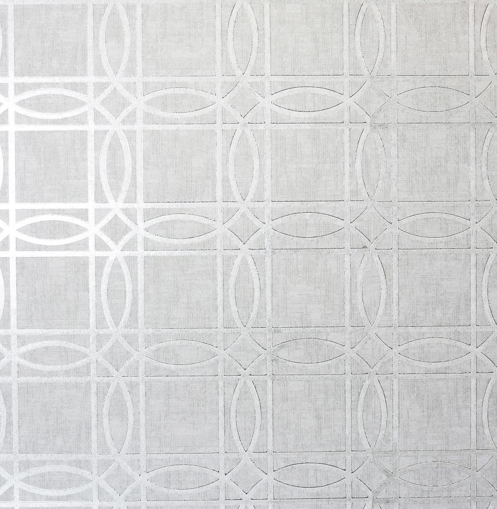 Arthouse 903203 56-sq ft Grey Non-woven Textured Geometric Unpasted Wallpaper