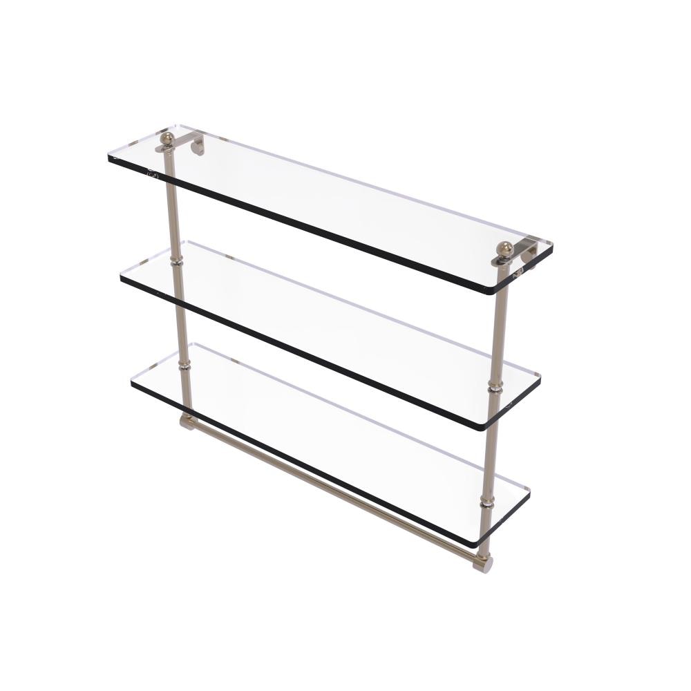 Allied Brass RC-5/22TB-PEW Antique Pewter 3 -Tier Wall mount Bathroom Shelf ( 22-in x 18-in x 5-in )