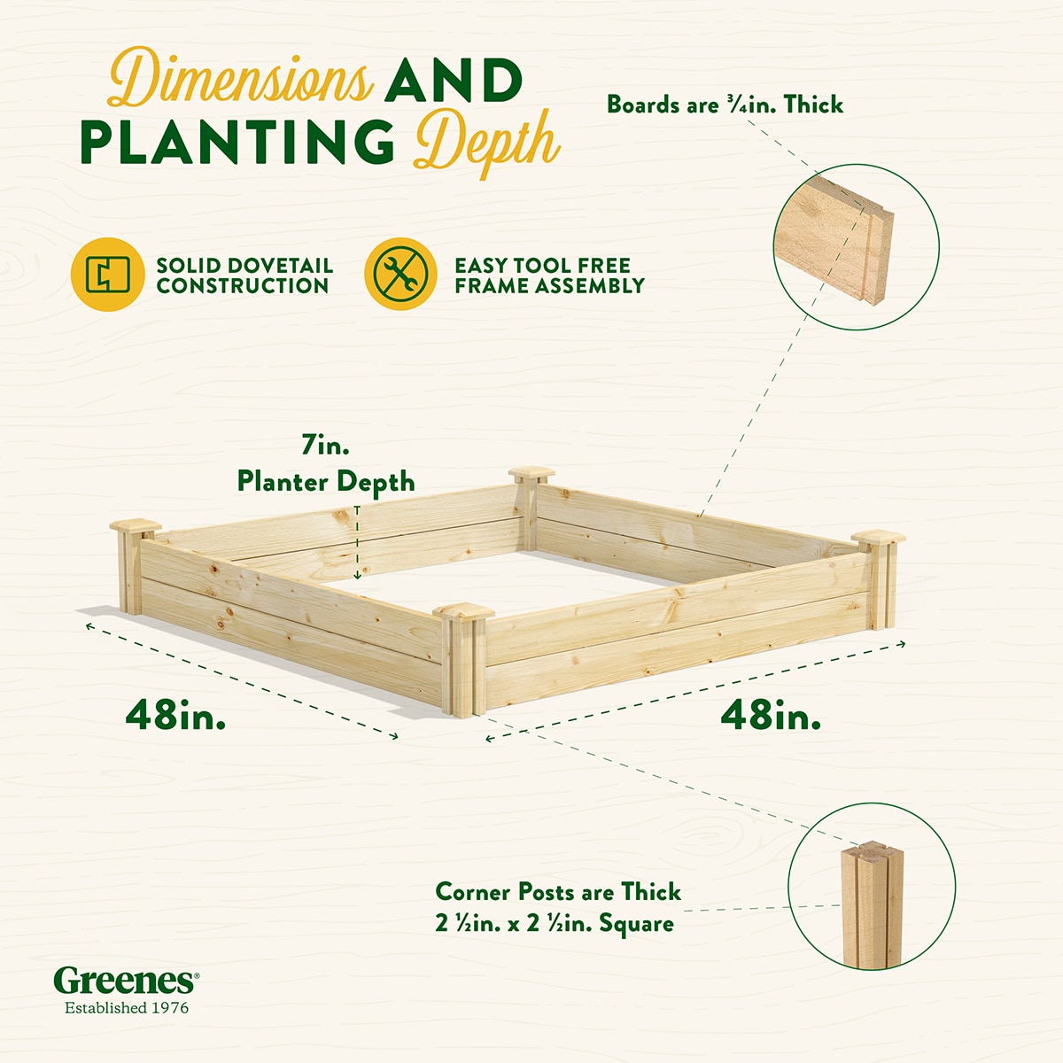 Greenes Fence RCP4C4 Raised-Garden-Beds - View #7